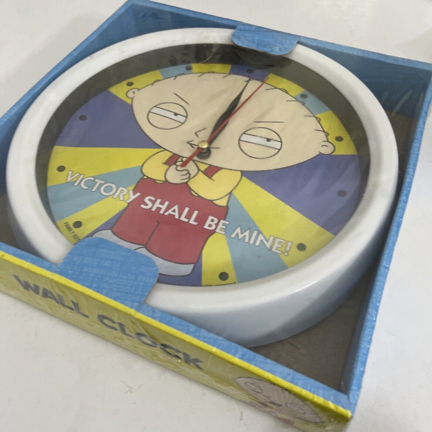 *New Sealed* Family Guy Stewie Wall Clock