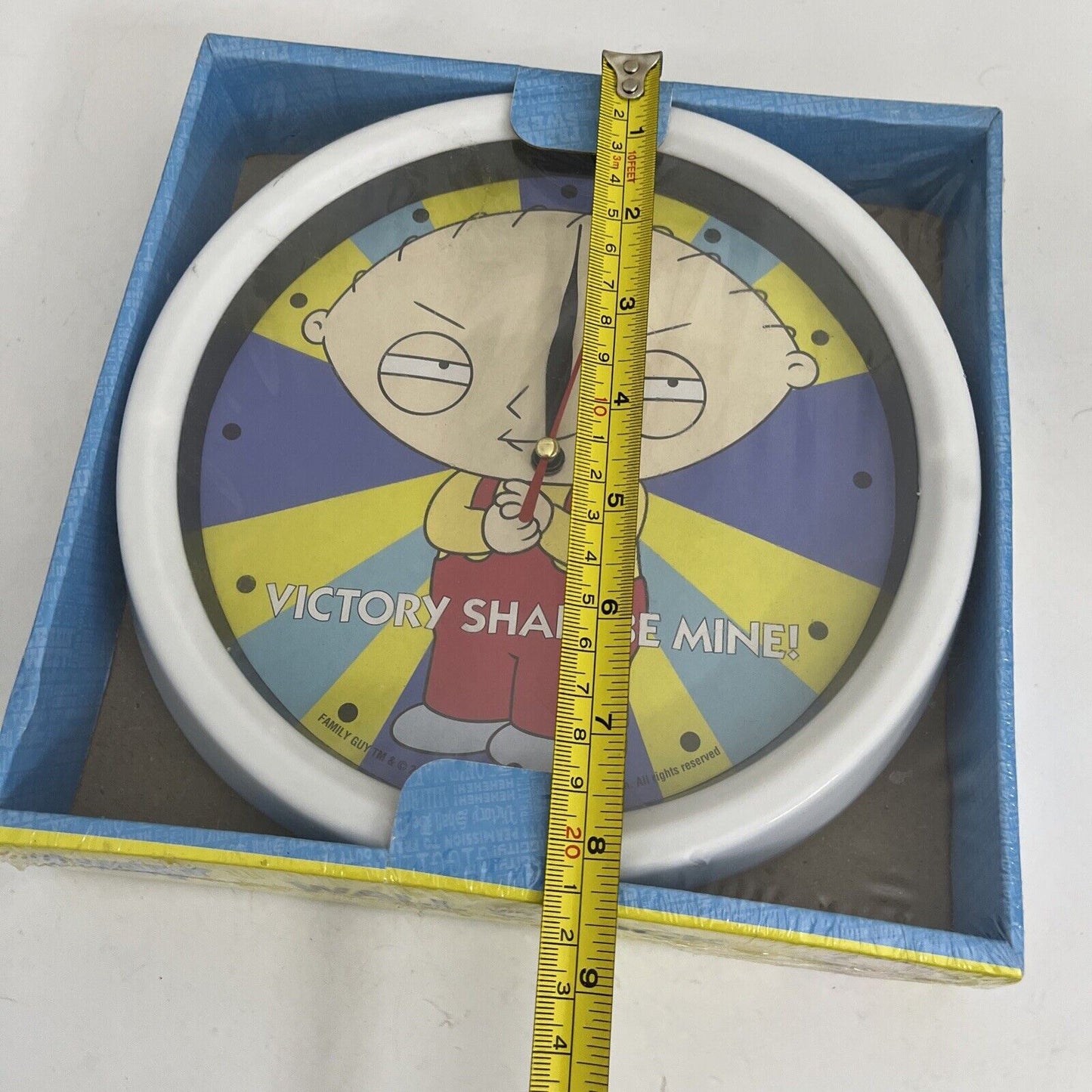 *New Sealed* Family Guy Stewie Wall Clock