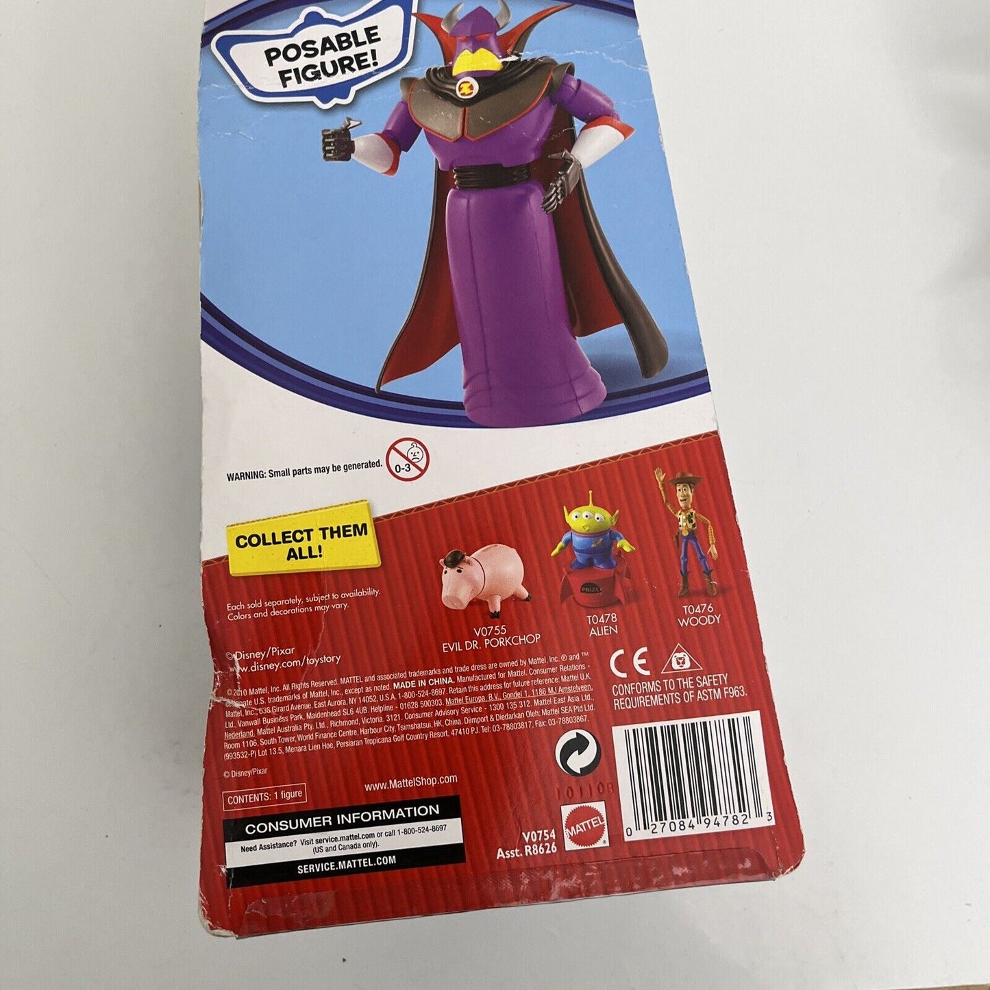 Zurg Toy Story 6" Action Figure 2010 Mattel Disney Pixar *New*
