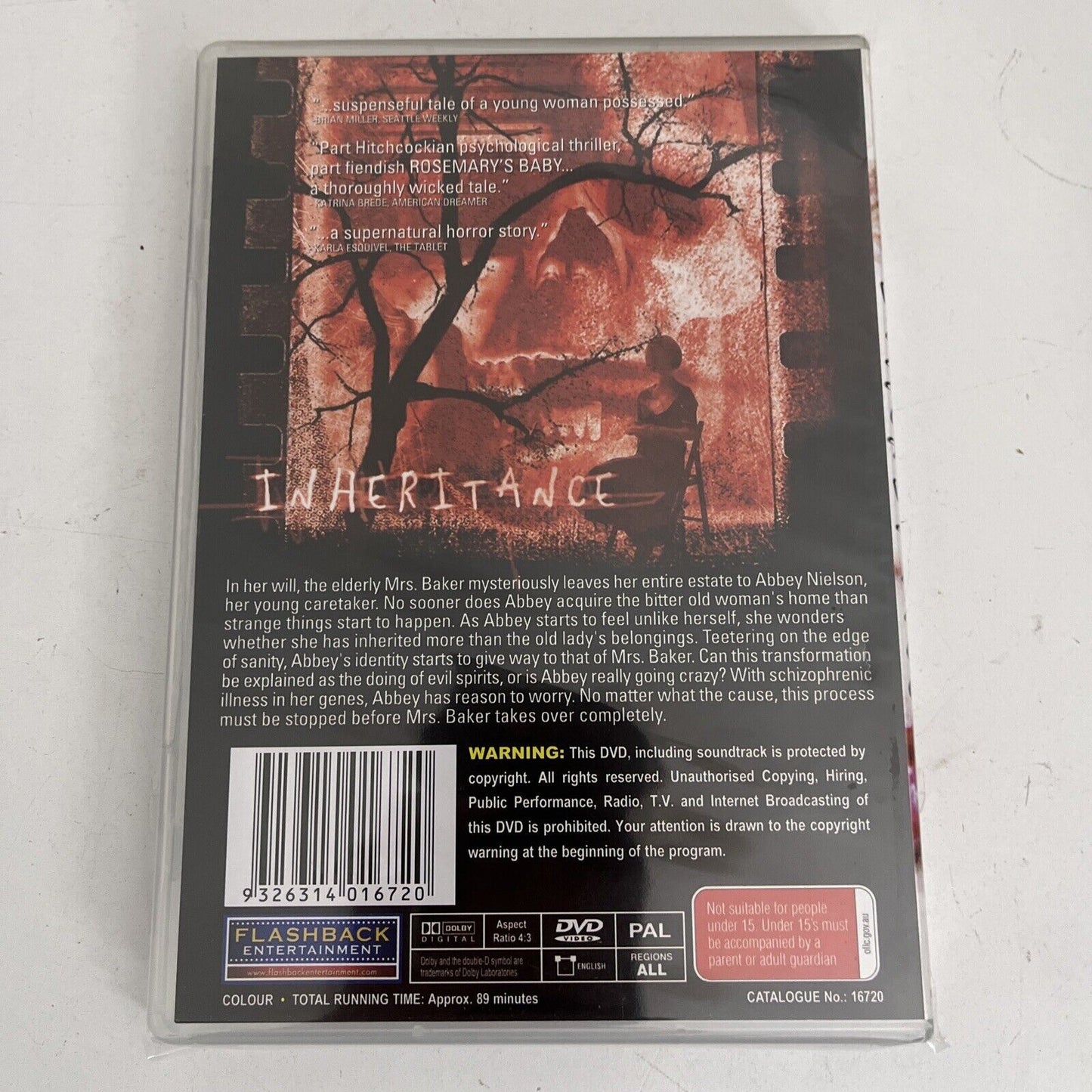 Inheritance (DVD, 2004) Jen Taylor, Marjorie Nelson All Regions