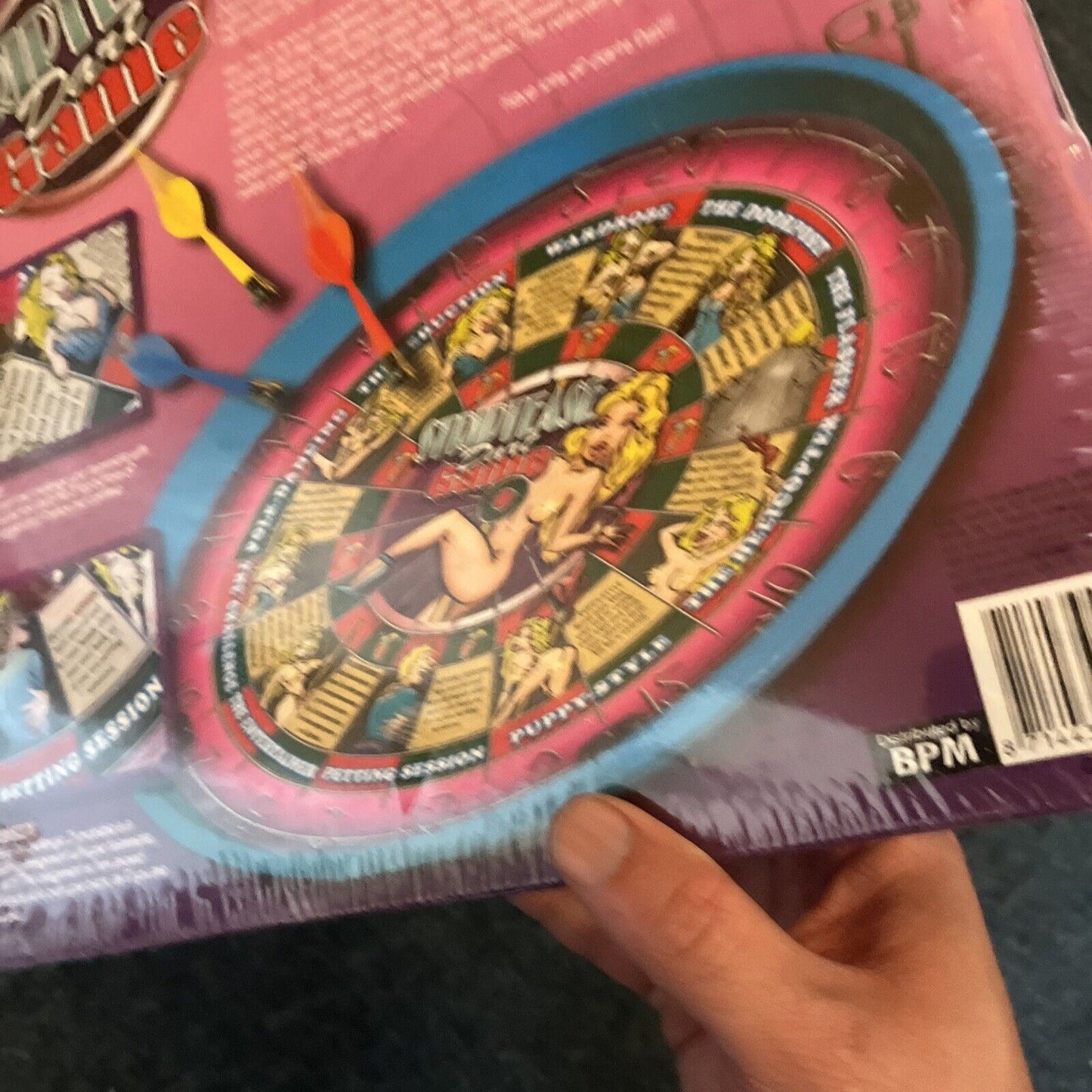 *New Sealed* Striptease Dart Game - Includes Metal Tray & 3 Magnetic Darts