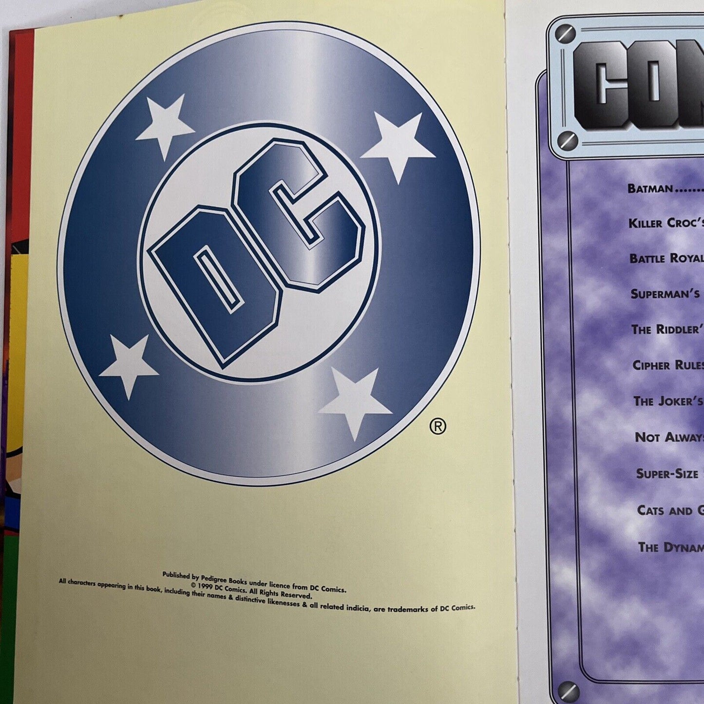 Adventures in the DC Universe Annual: 2000 by Pedigree Books Ltd (Hardback)