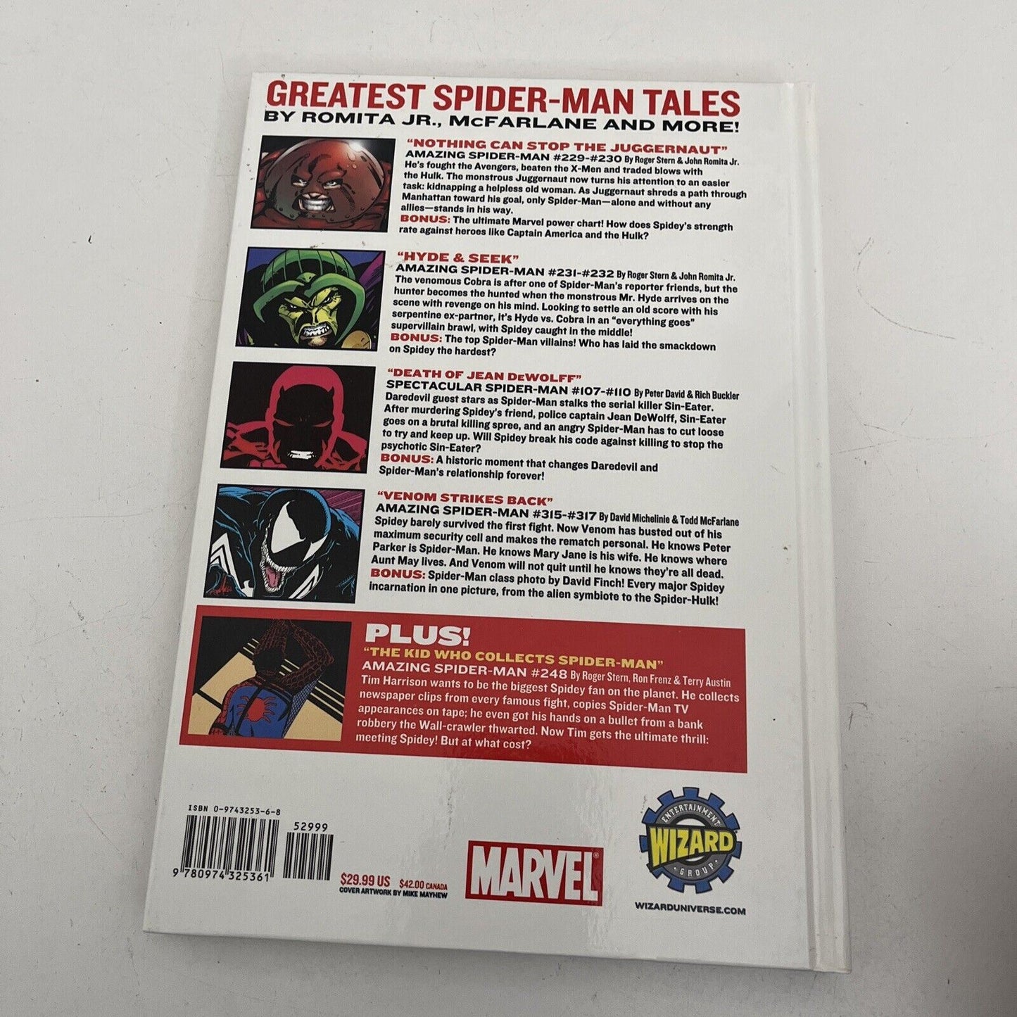 Wizard Spider-Man: v. 1: Masterpiece Edition by Peter David Hardback 2004