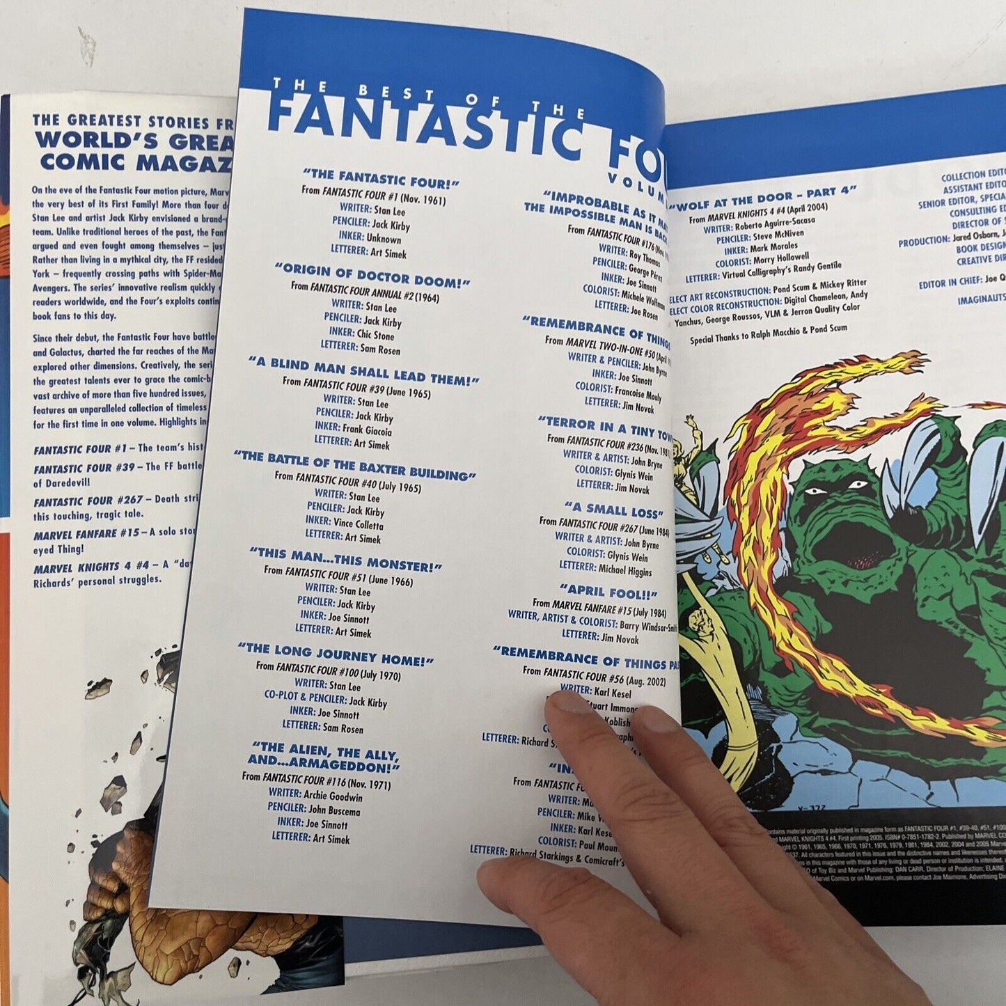 The Best Of The Fantastic Four Volume 1 by John Byrne Hardcover 2005