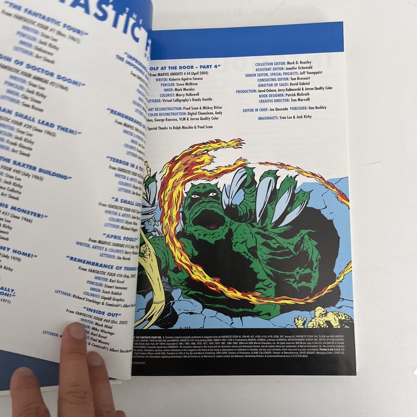 The Best Of The Fantastic Four Volume 1 by John Byrne Hardcover 2005