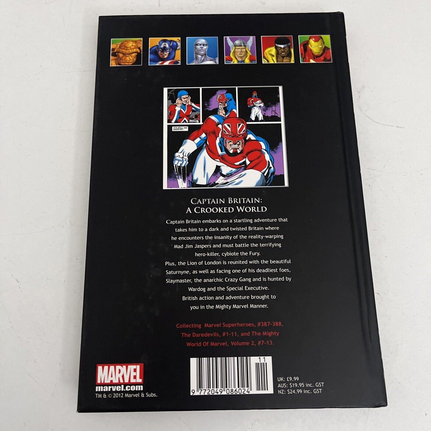 Captain Britain: A Crooked World by Alan Moore Hardcover