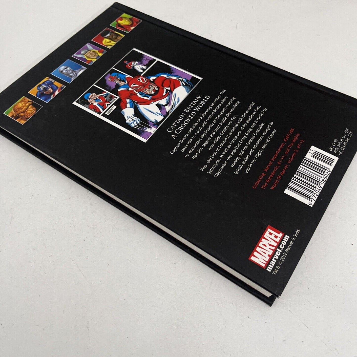 Captain Britain: A Crooked World by Alan Moore Hardcover