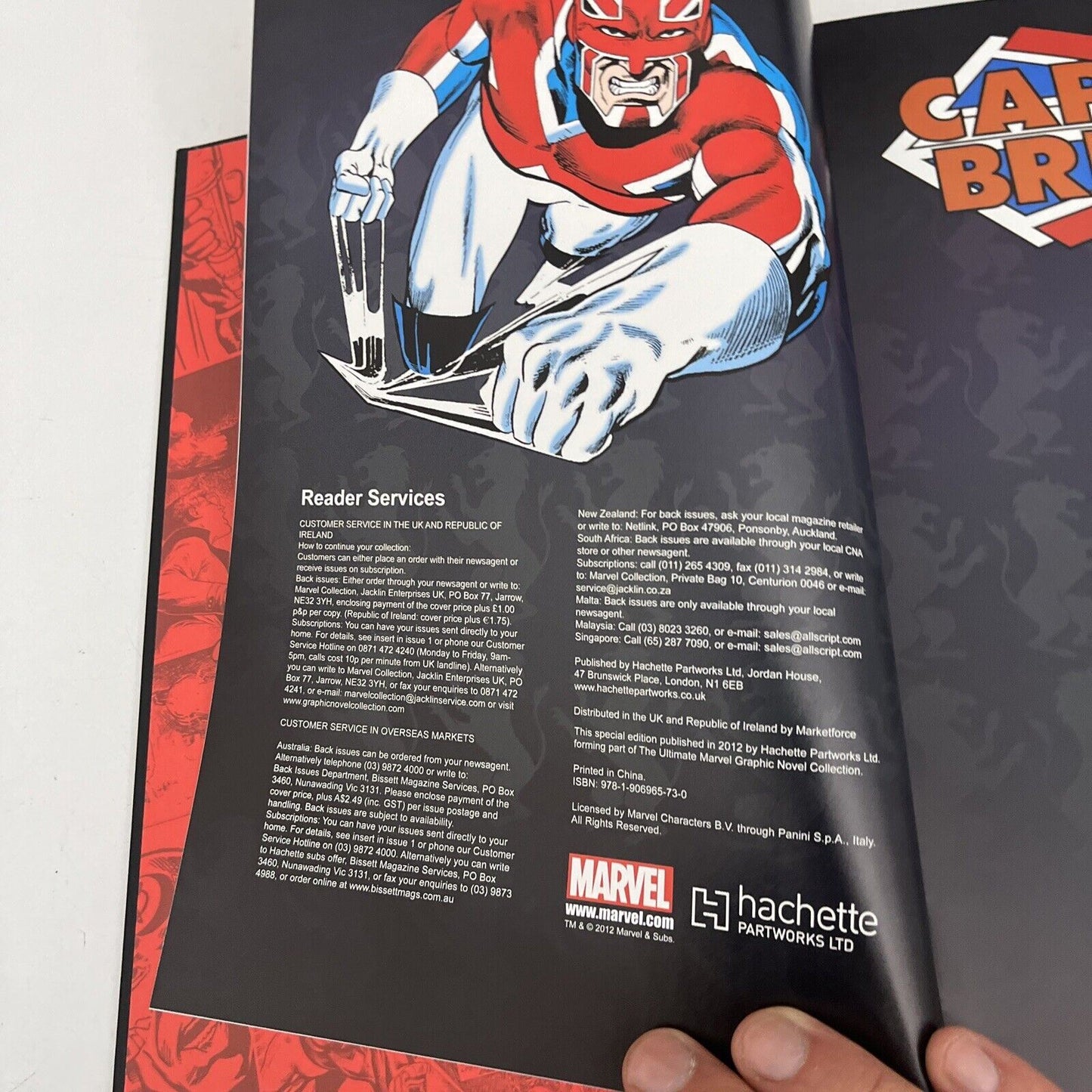 Captain Britain: A Crooked World by Alan Moore Hardcover