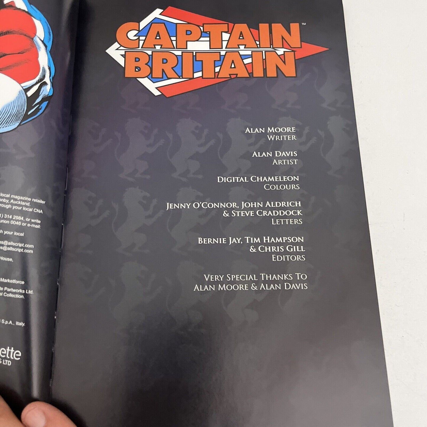 Captain Britain: A Crooked World by Alan Moore Hardcover