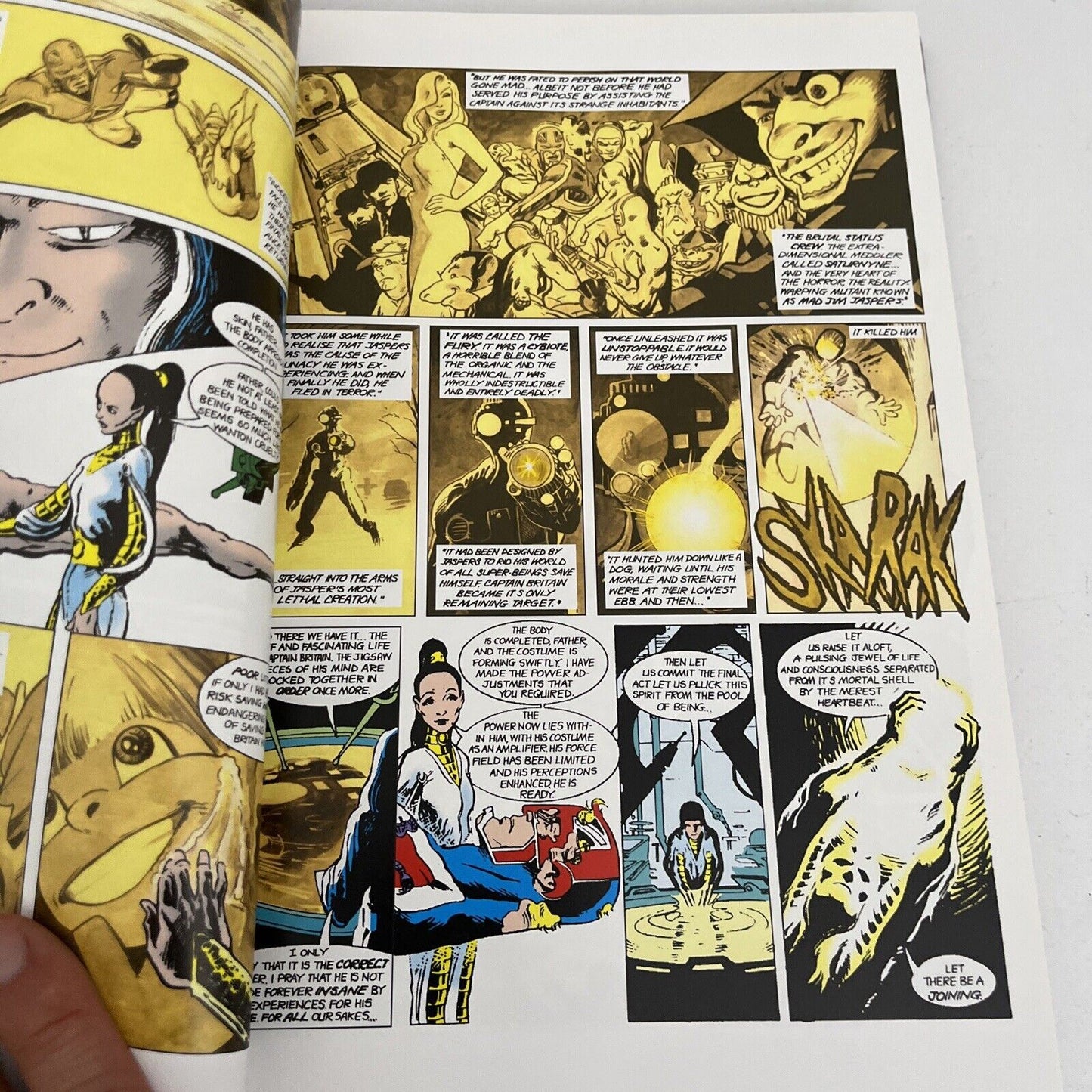 Captain Britain: A Crooked World by Alan Moore Hardcover