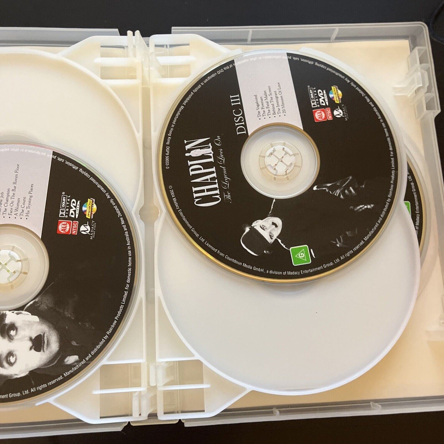 The Chaplin Collection - The Legend Lives On (DVD, 5-Disc) All Regions