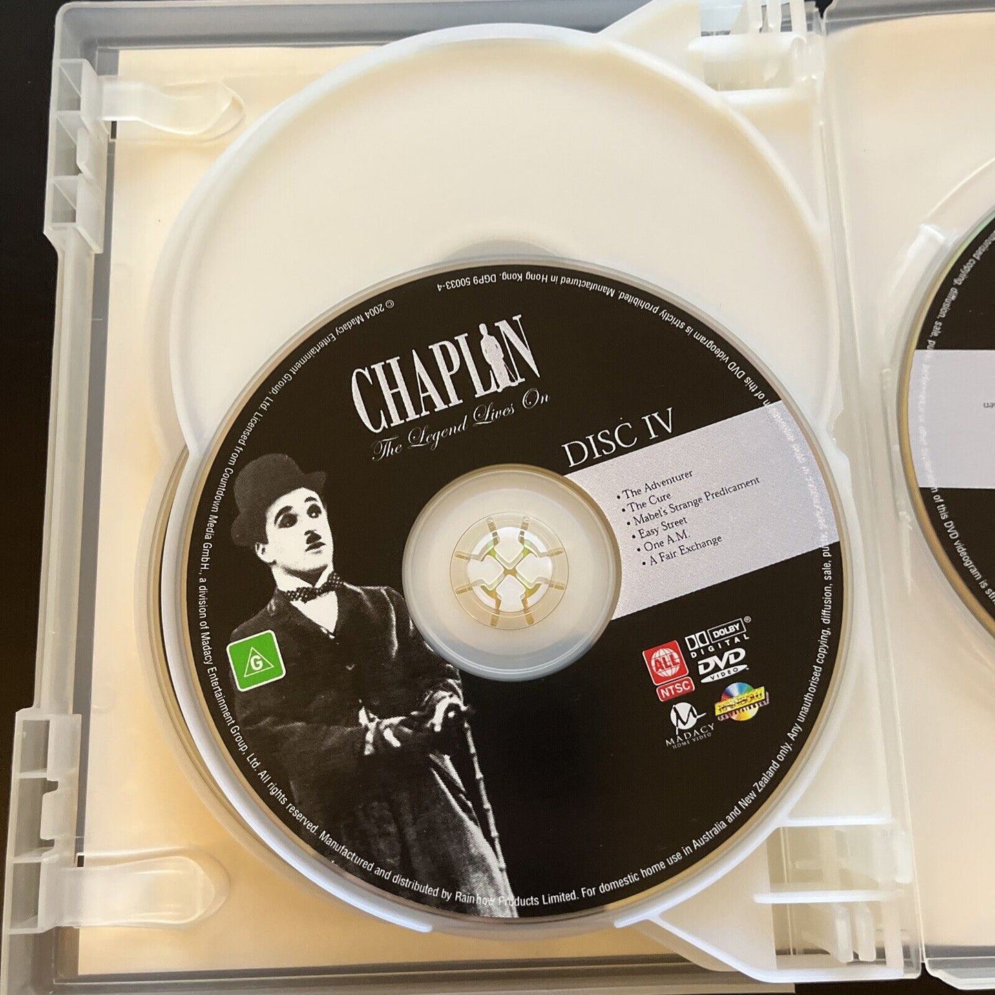 The Chaplin Collection - The Legend Lives On (DVD, 5-Disc) All Regions
