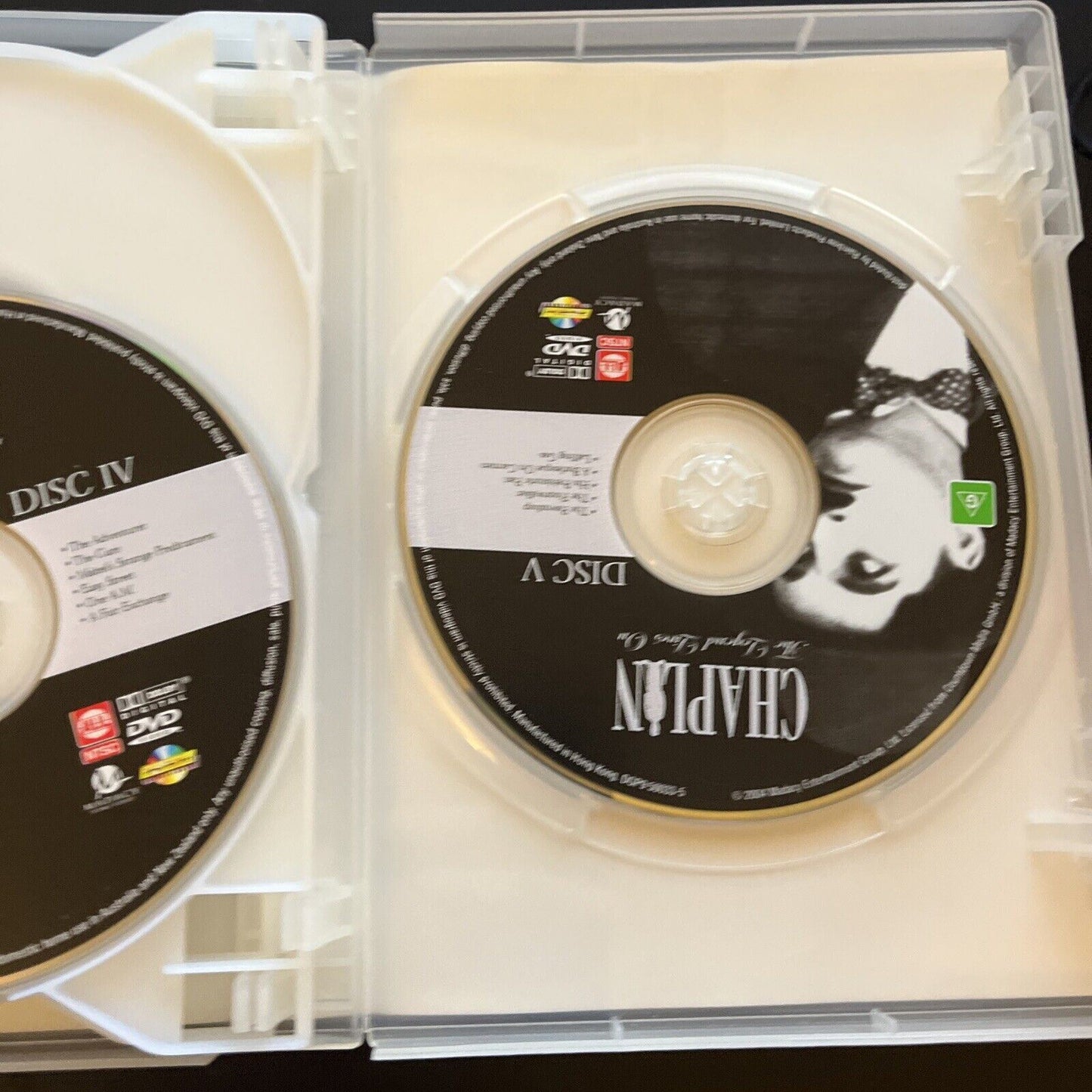 The Chaplin Collection - The Legend Lives On (DVD, 5-Disc) All Regions