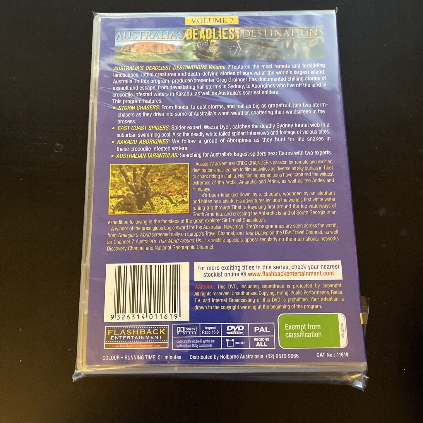 Grainger's World Australia's Deadliest Destinations 7 DVD NEW All Regions