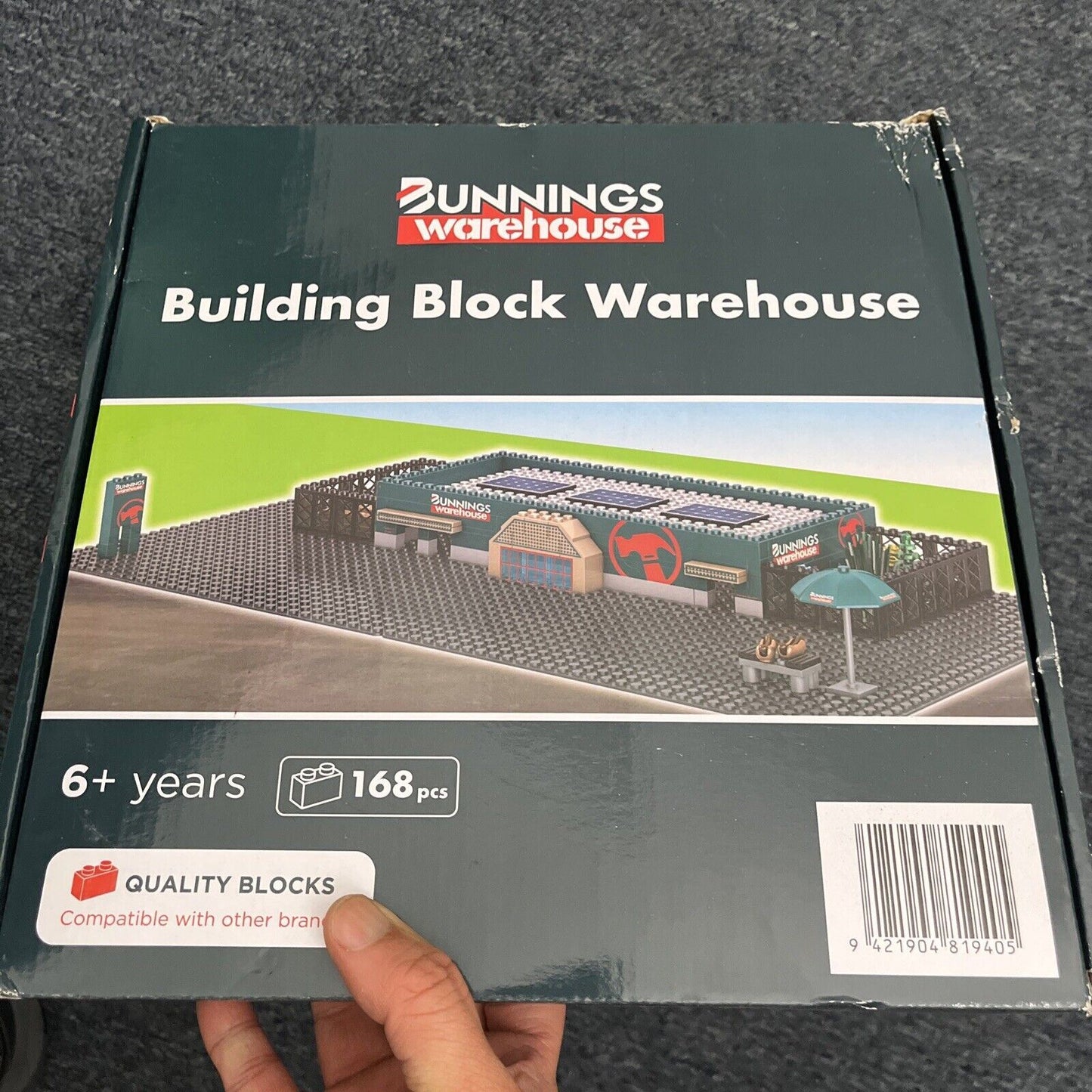 NEW Bunnings Building Block Warehouse Bunnings Style 168pcs For 6 + Years