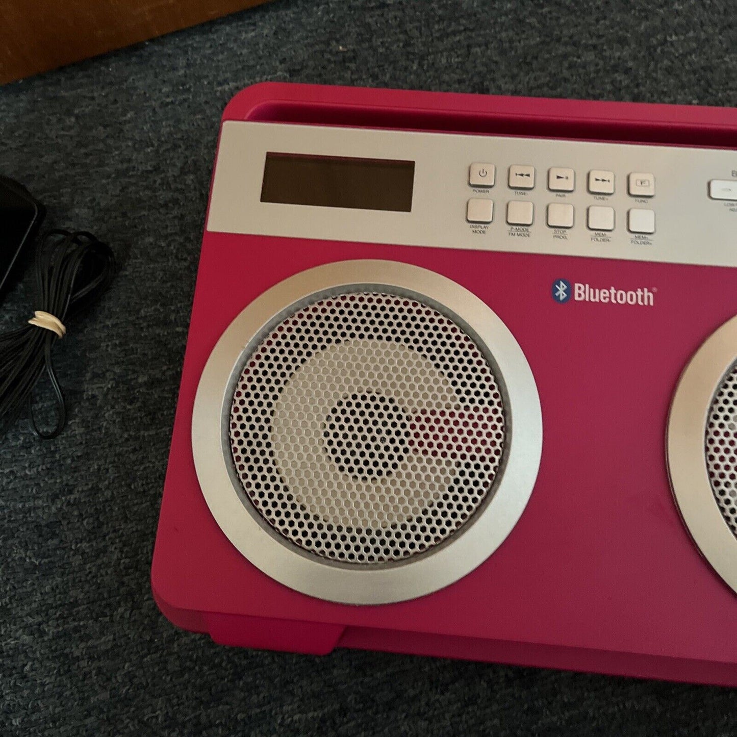Target Bluetooth FM Radio USB Rechargeable Ghetto Blaster Pink GB-5000