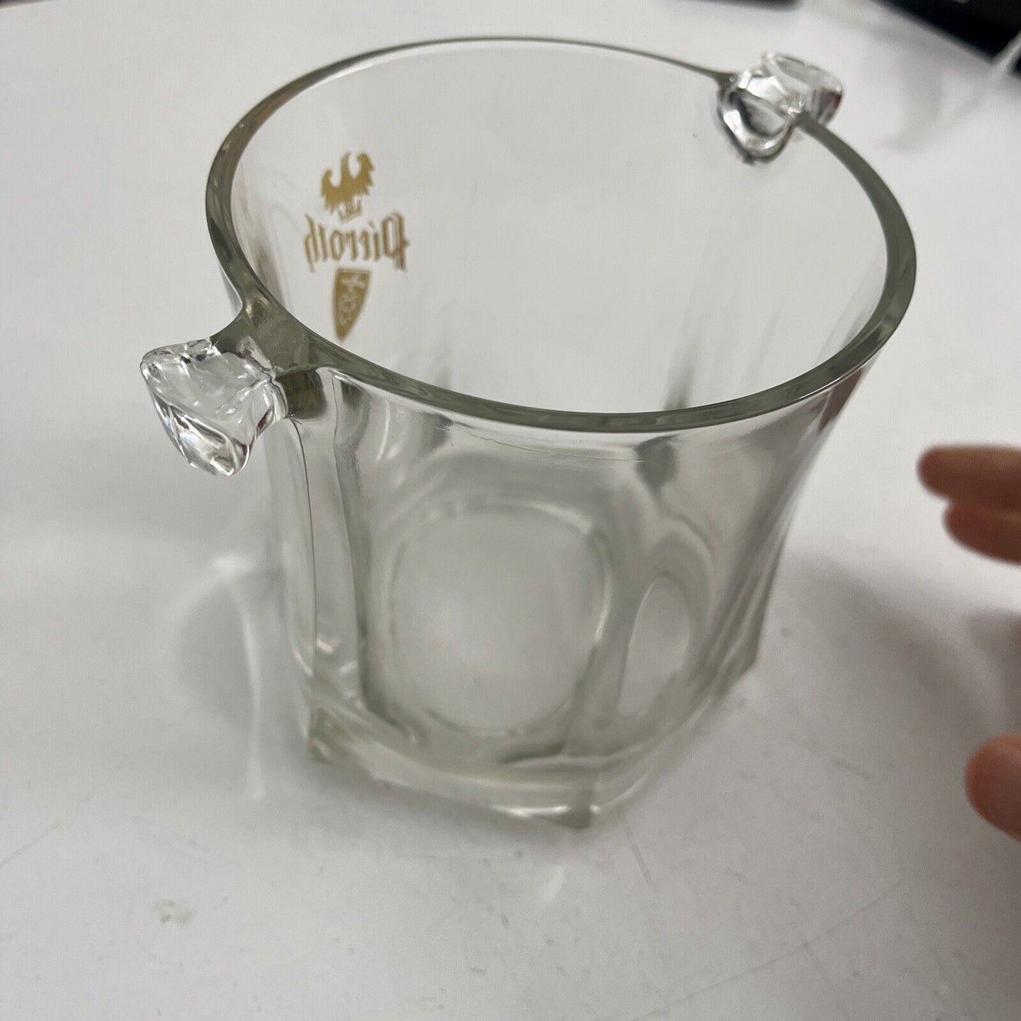 Pieroth Glass Ice Bucket Made in Italy