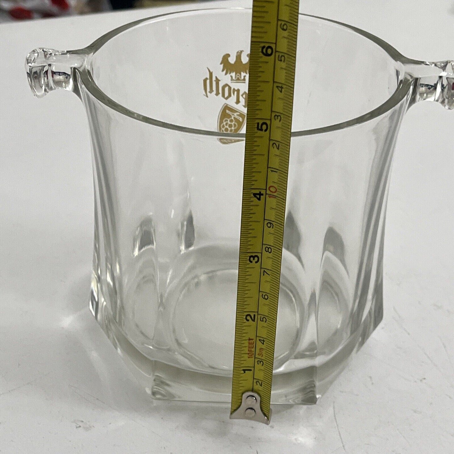Pieroth Glass Ice Bucket Made in Italy