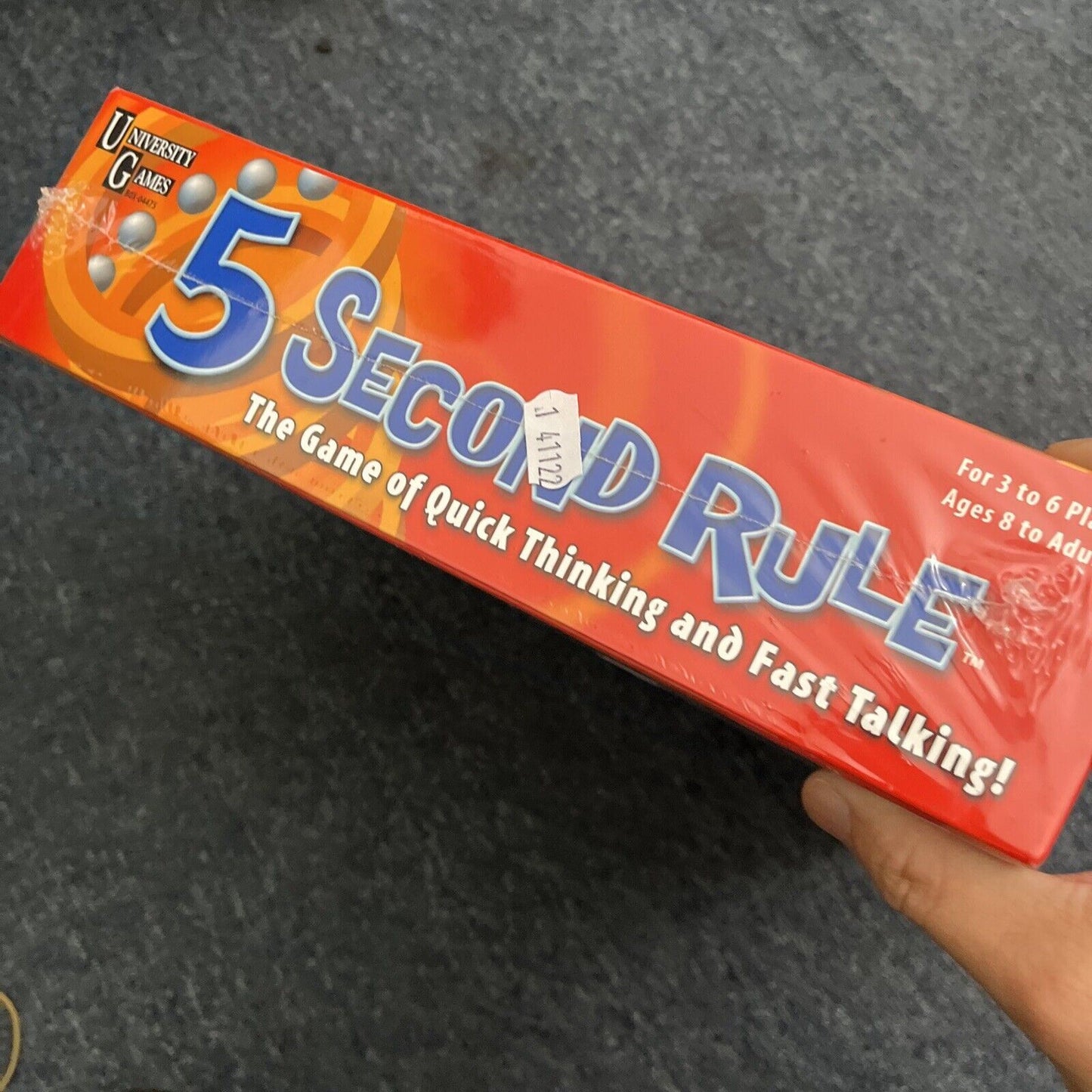 *New Sealed* 5 Second Rule Board Game University Games