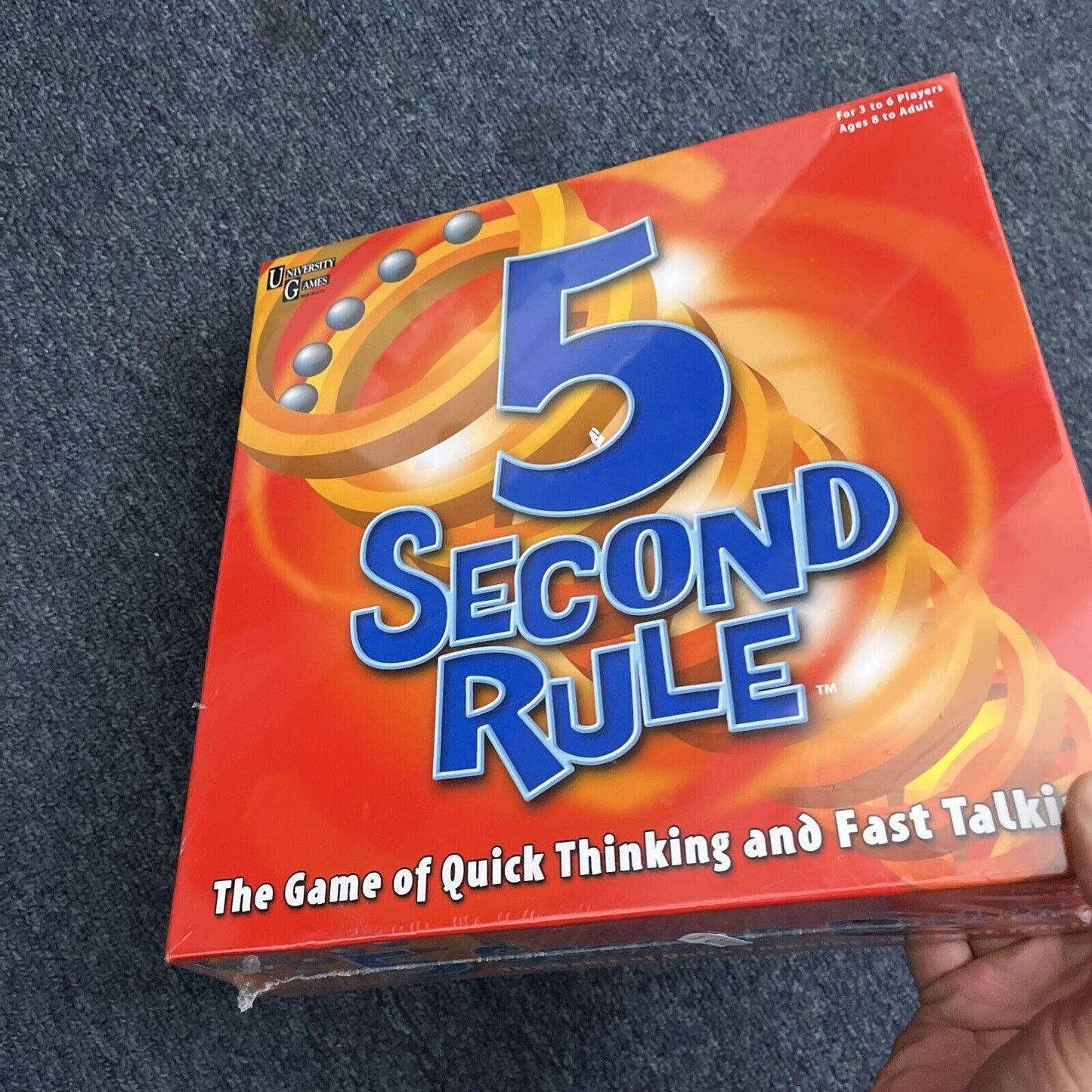 *New Sealed* 5 Second Rule Board Game University Games