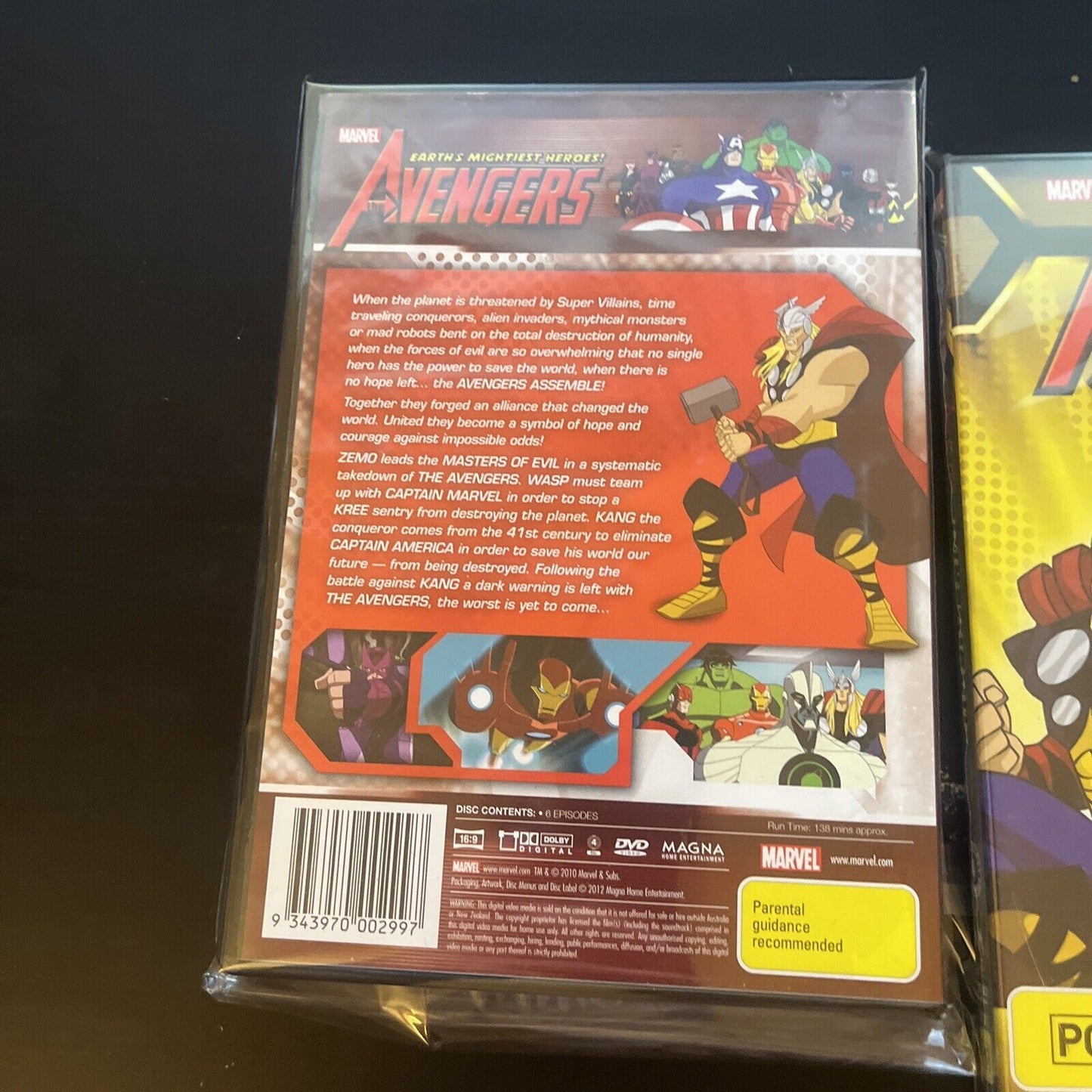 Marvel - The Avengers Iron Man Unleashed! Thor's Last Stand (DVD) Region 4