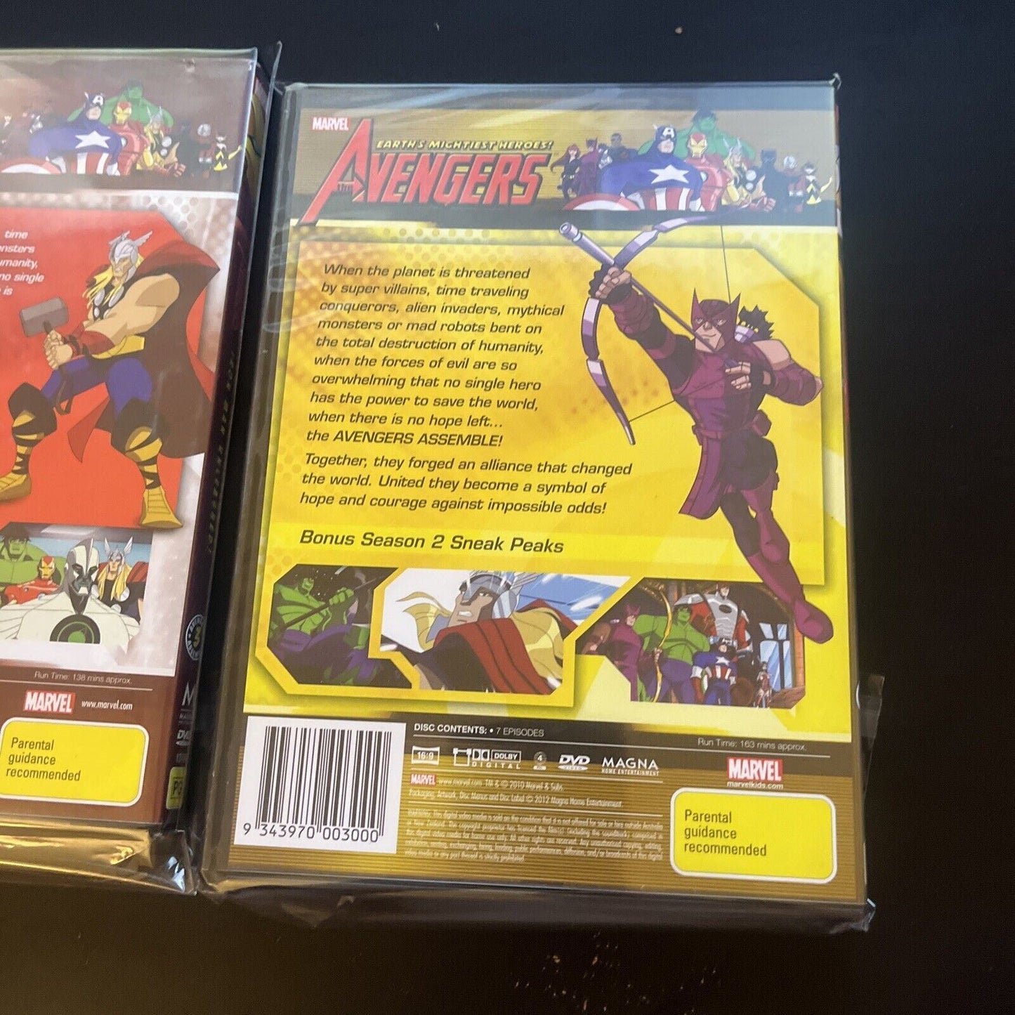 Marvel - The Avengers Iron Man Unleashed! Thor's Last Stand (DVD) Region 4