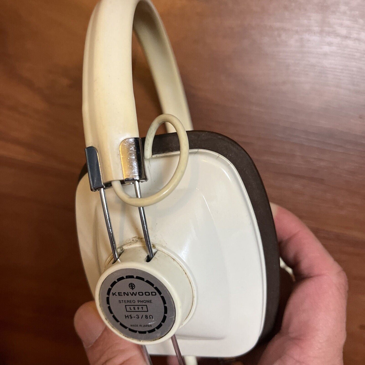 Vintage Kenwood Stereo Headphones HS-3 Made in Japan