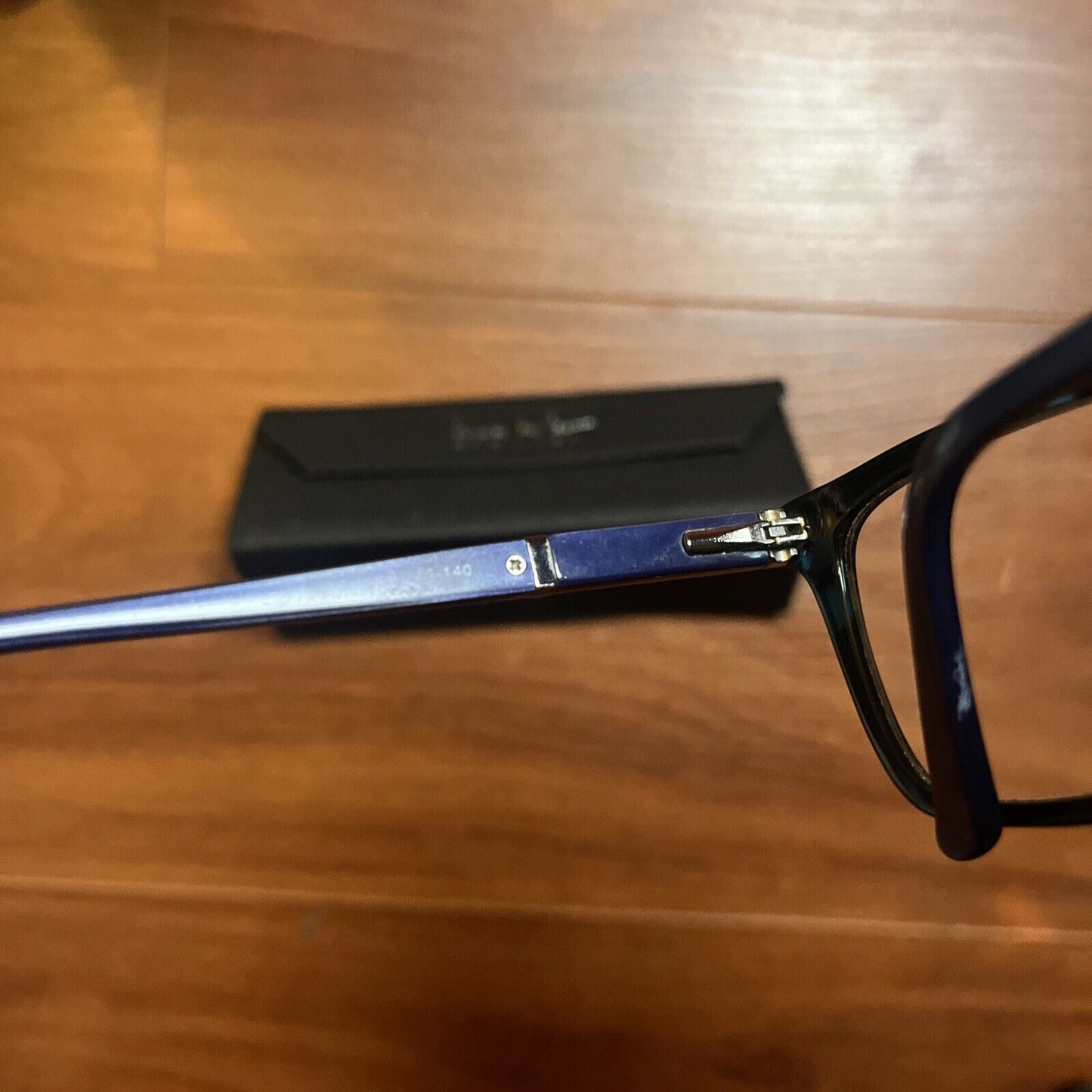 Nicole Miller Black Eyeglasses with Case