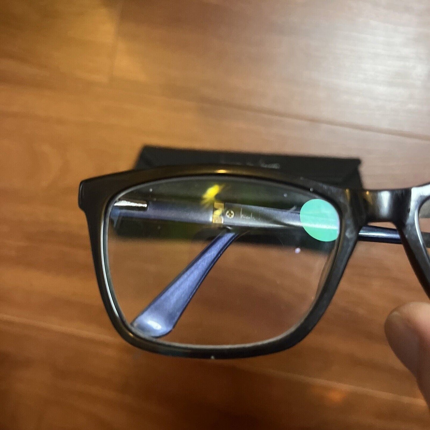 Nicole Miller Black Eyeglasses with Case