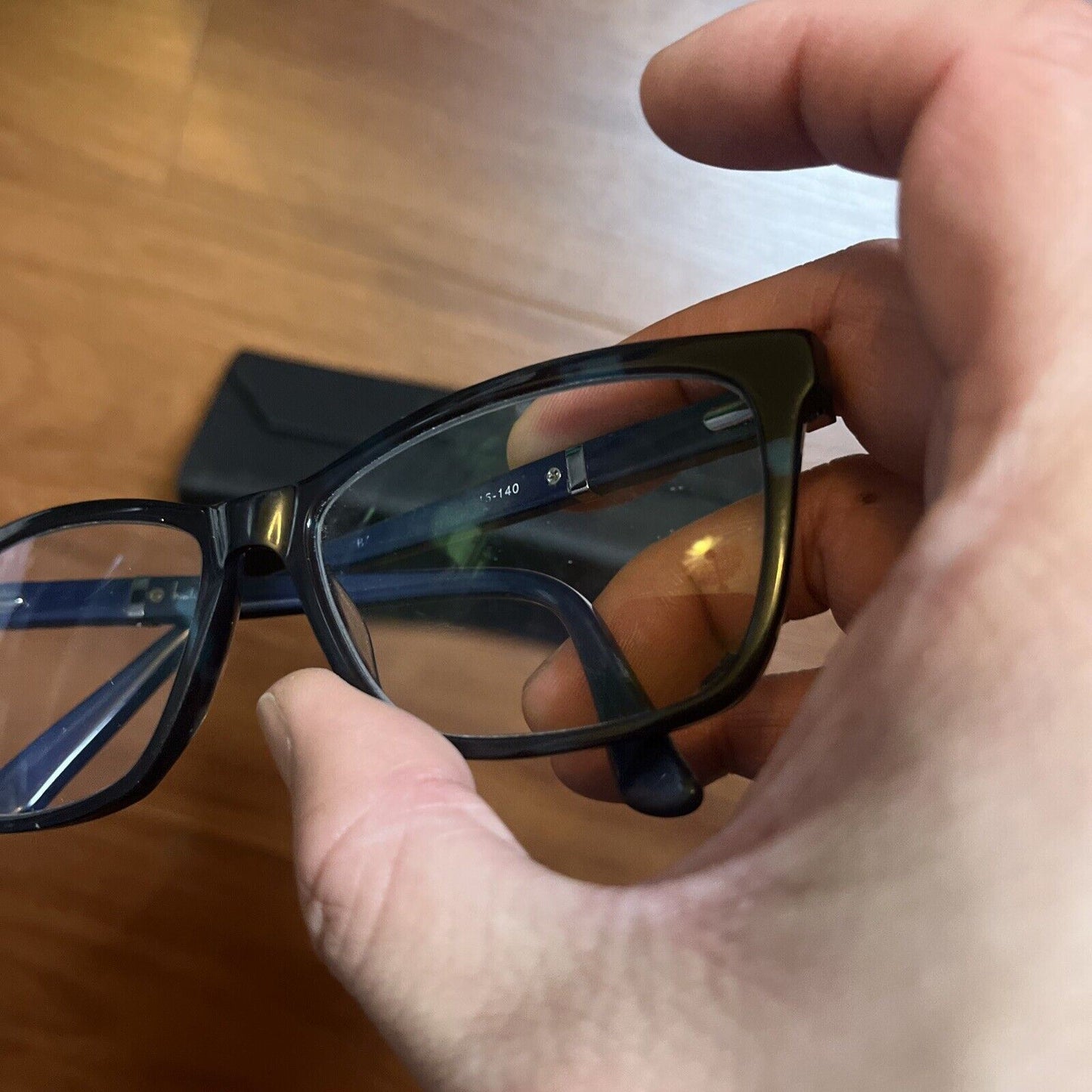 Nicole Miller Black Eyeglasses with Case