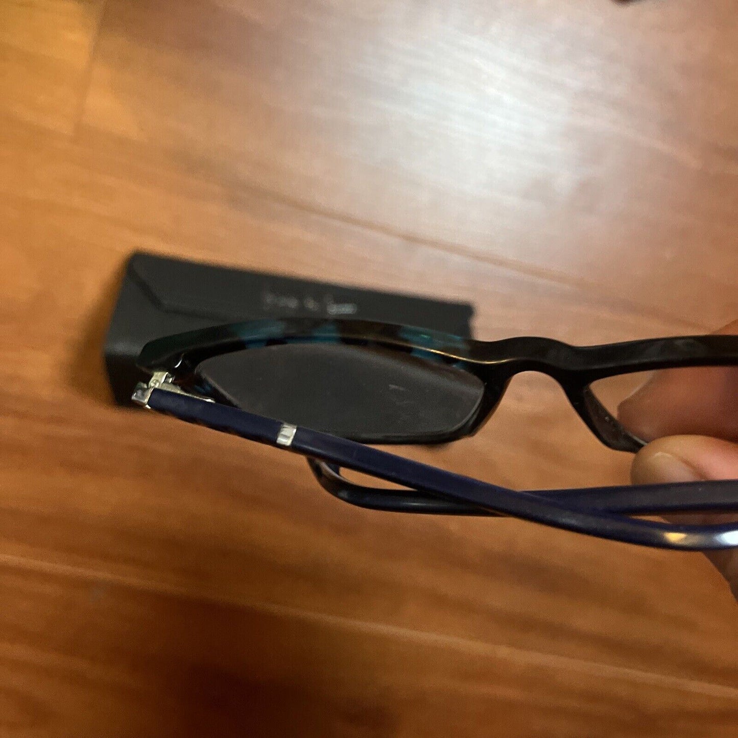 Nicole Miller Black Eyeglasses with Case