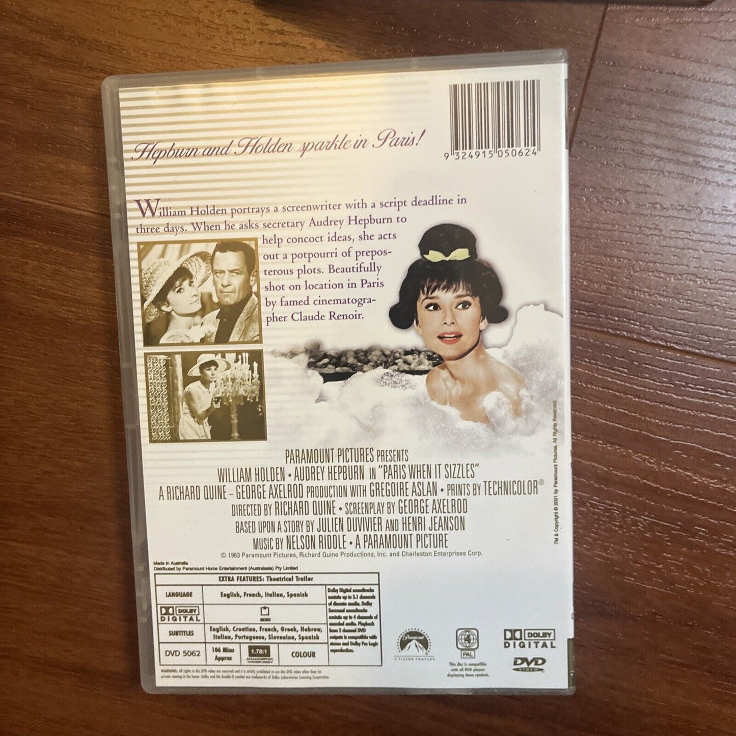 Audrey Hepburn - Essential Collection - 4 Movies (DVD, 4-Disc) Region 4