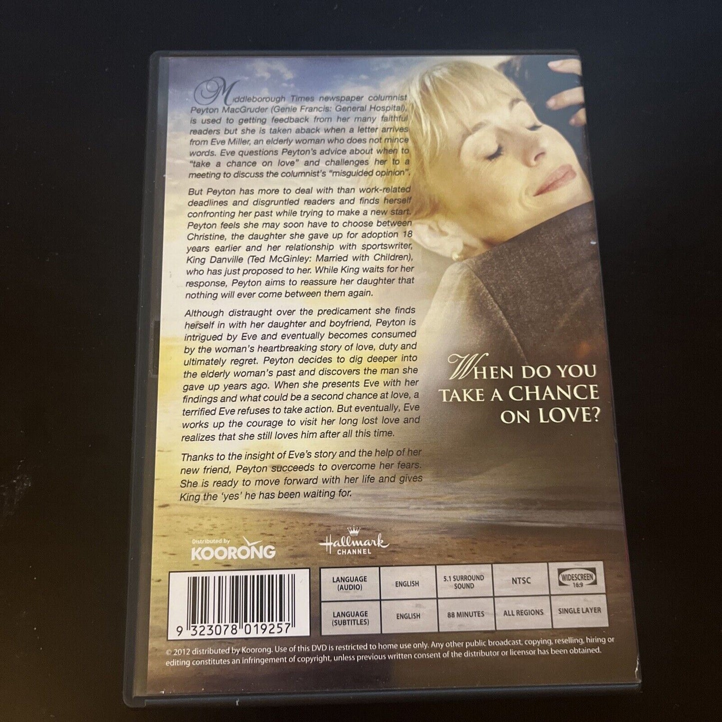 The Note II: Taking A Chance On Love (DVD, 2012) Genie Francis NEW All Regions