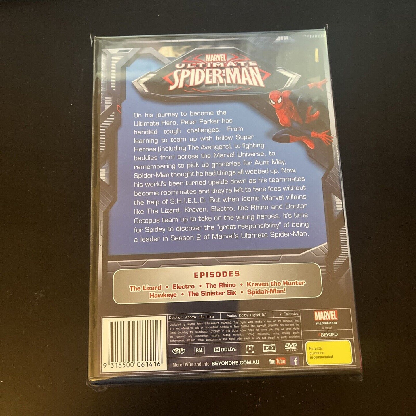 Ultimate Spider-Man: Dynamic Duos (DVD) NEW Region 4