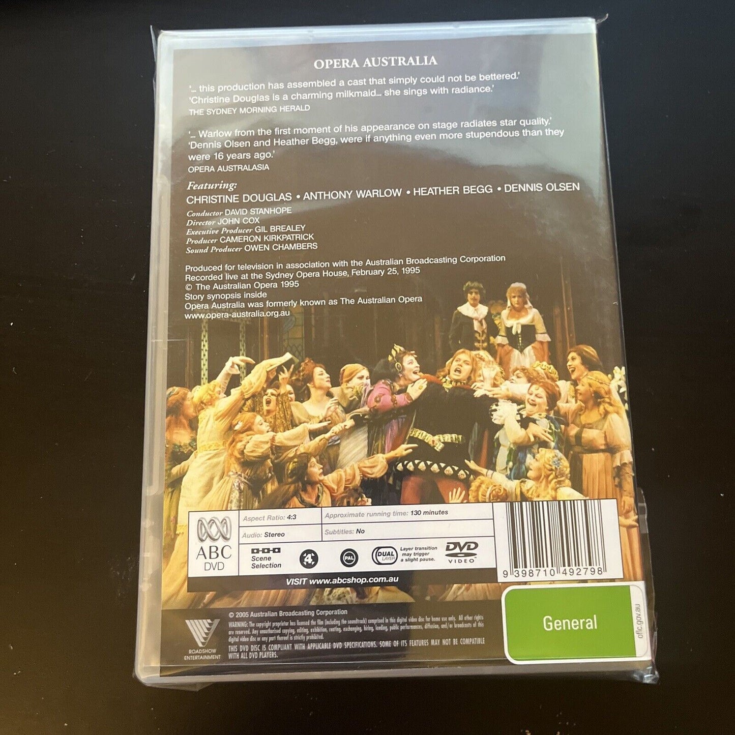 Patience By W.S. Gilbert & Arthur Sullivan (DVD, 1995) Region 4