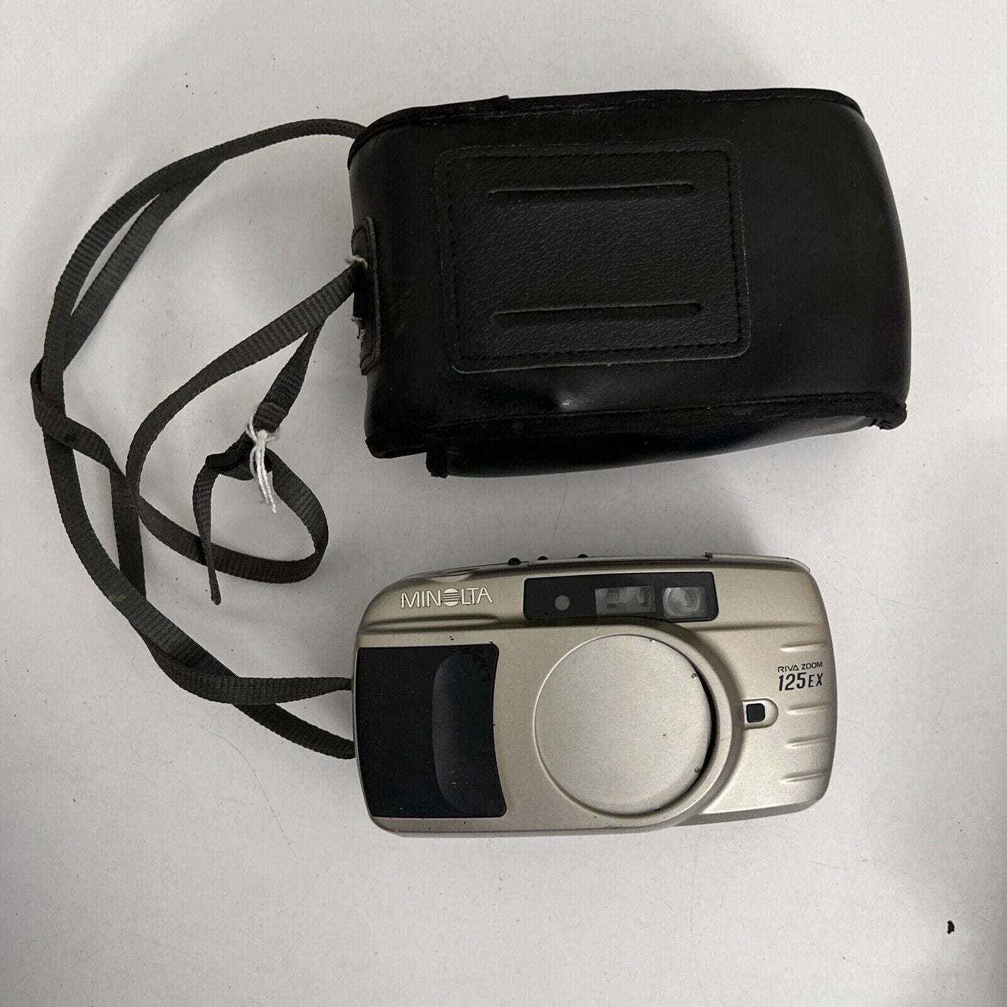 Minolta Riva Zoom 125EX 35mm Film Camera *for parts or repair*