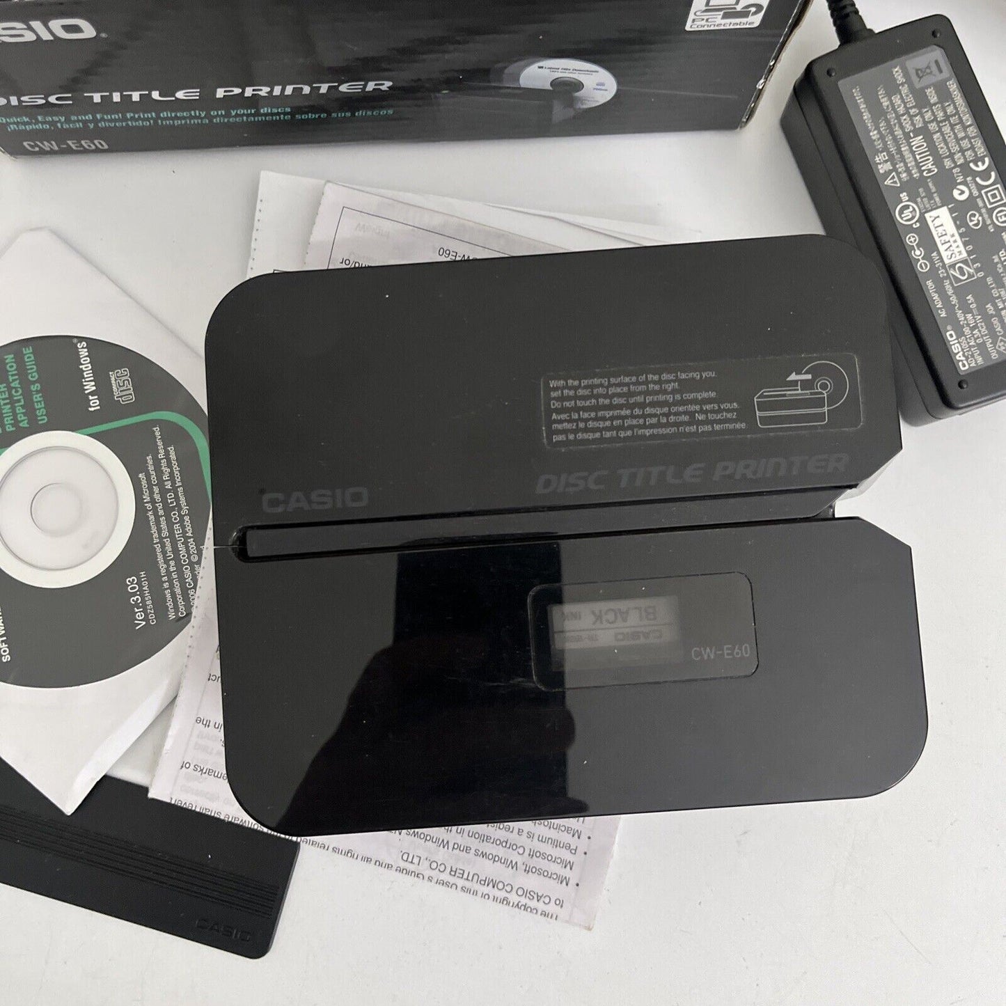 Casio Disc Title Printer CW-E60