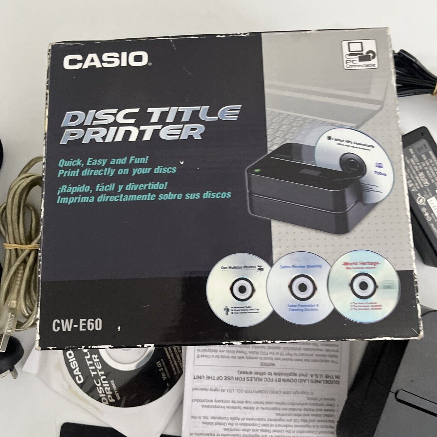 Casio Disc Title Printer CW-E60