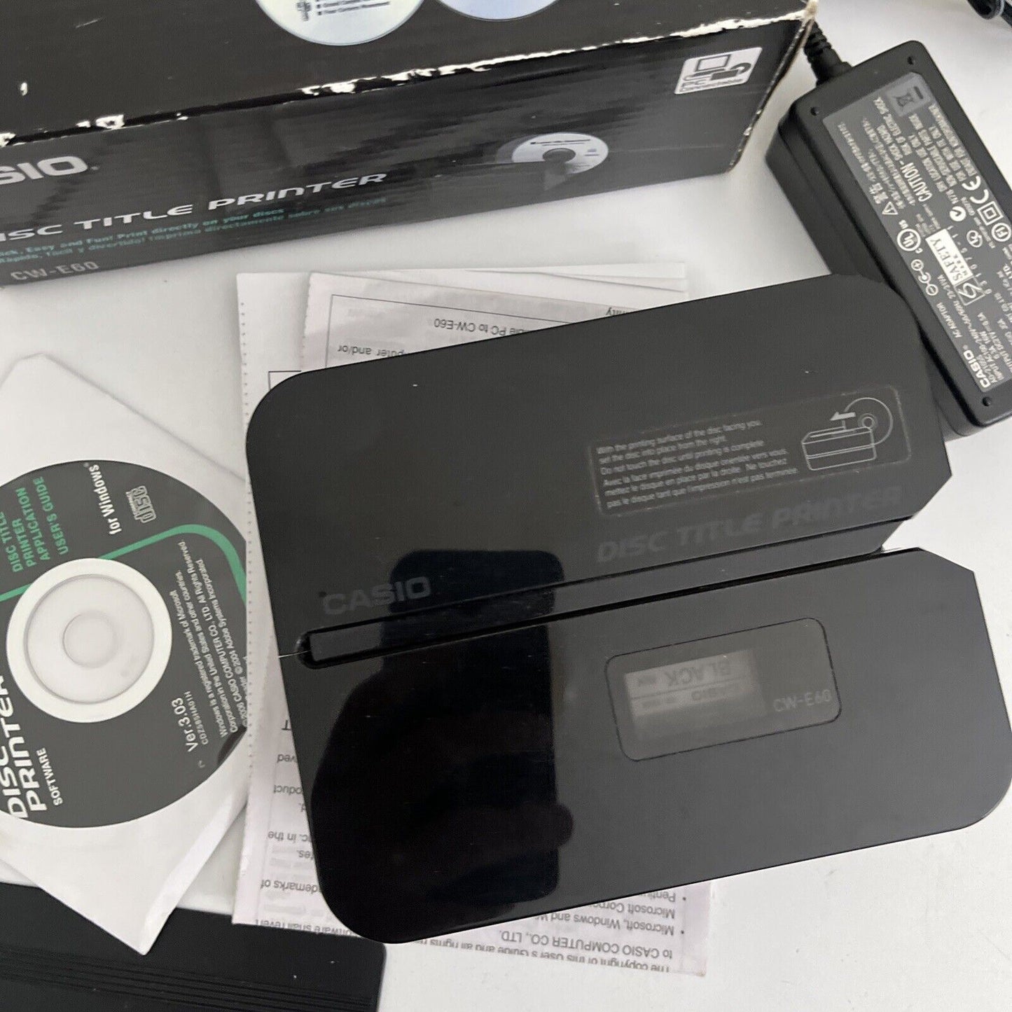 Casio Disc Title Printer CW-E60