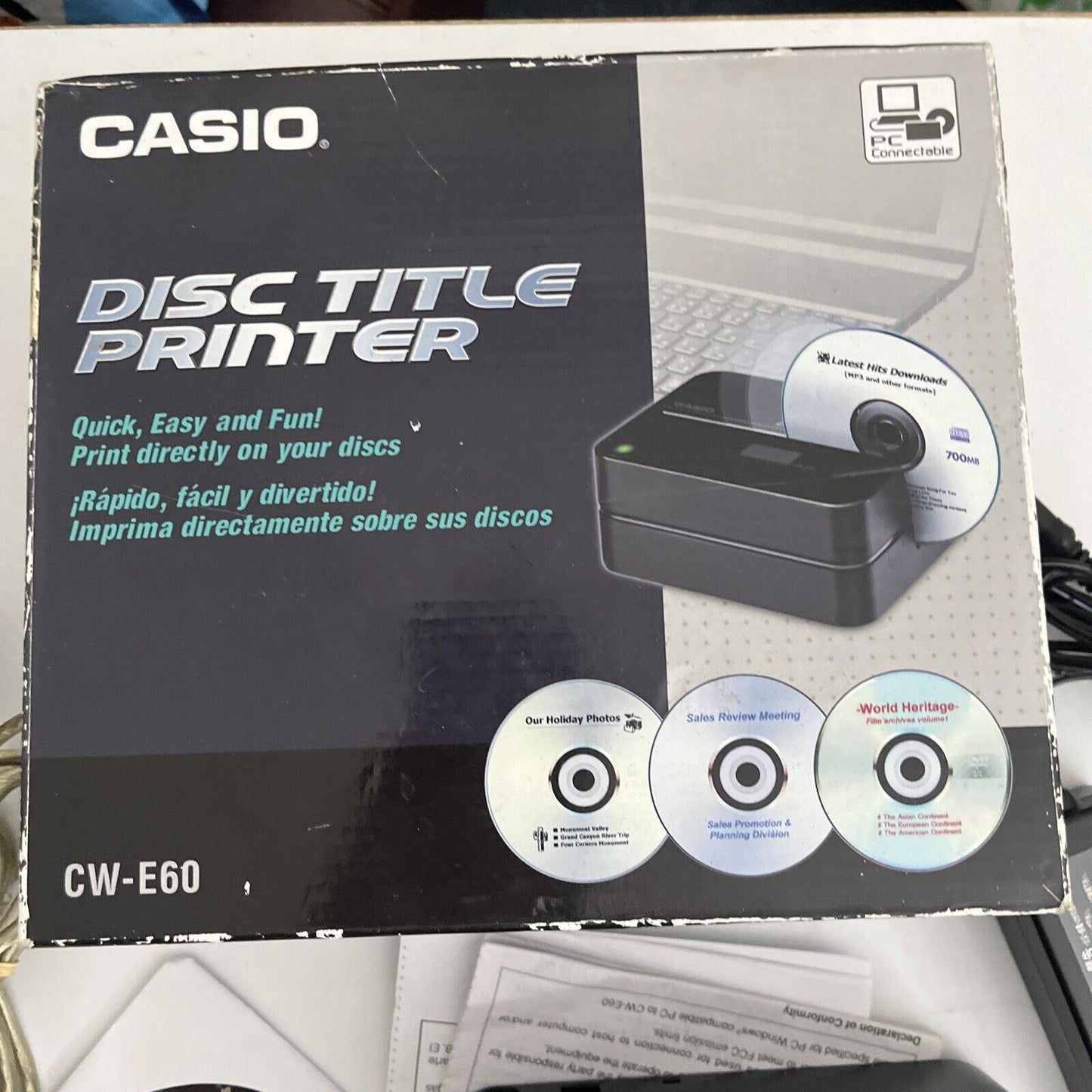 Casio Disc Title Printer CW-E60
