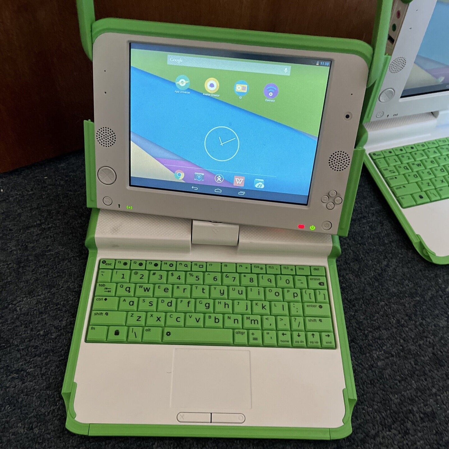 2x One Laptop Per Child OLPC XO-4 HS Touch Android Laptop