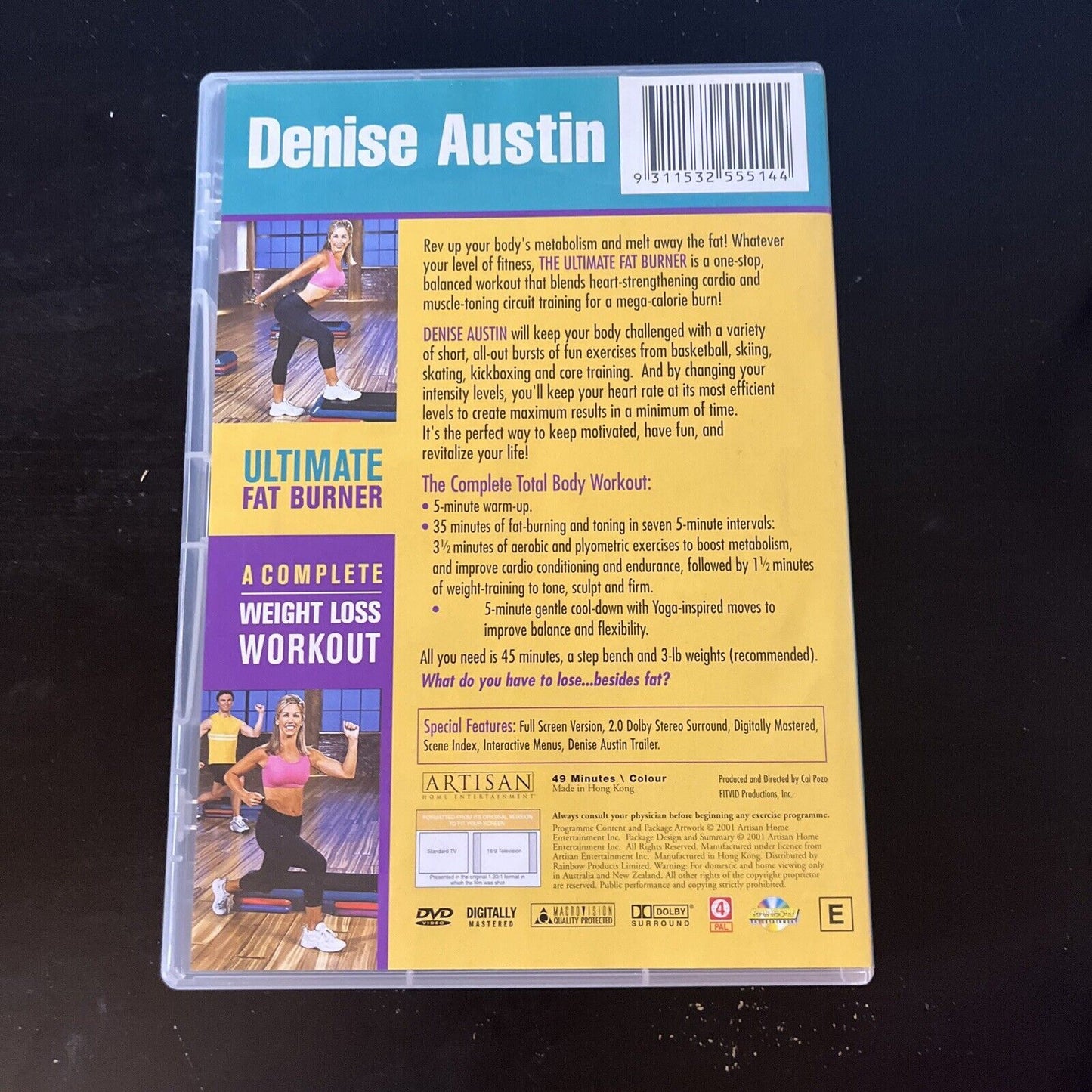 Denise Austin - Ultimate Fat Burner (DVD, 2001) NEW Region 4