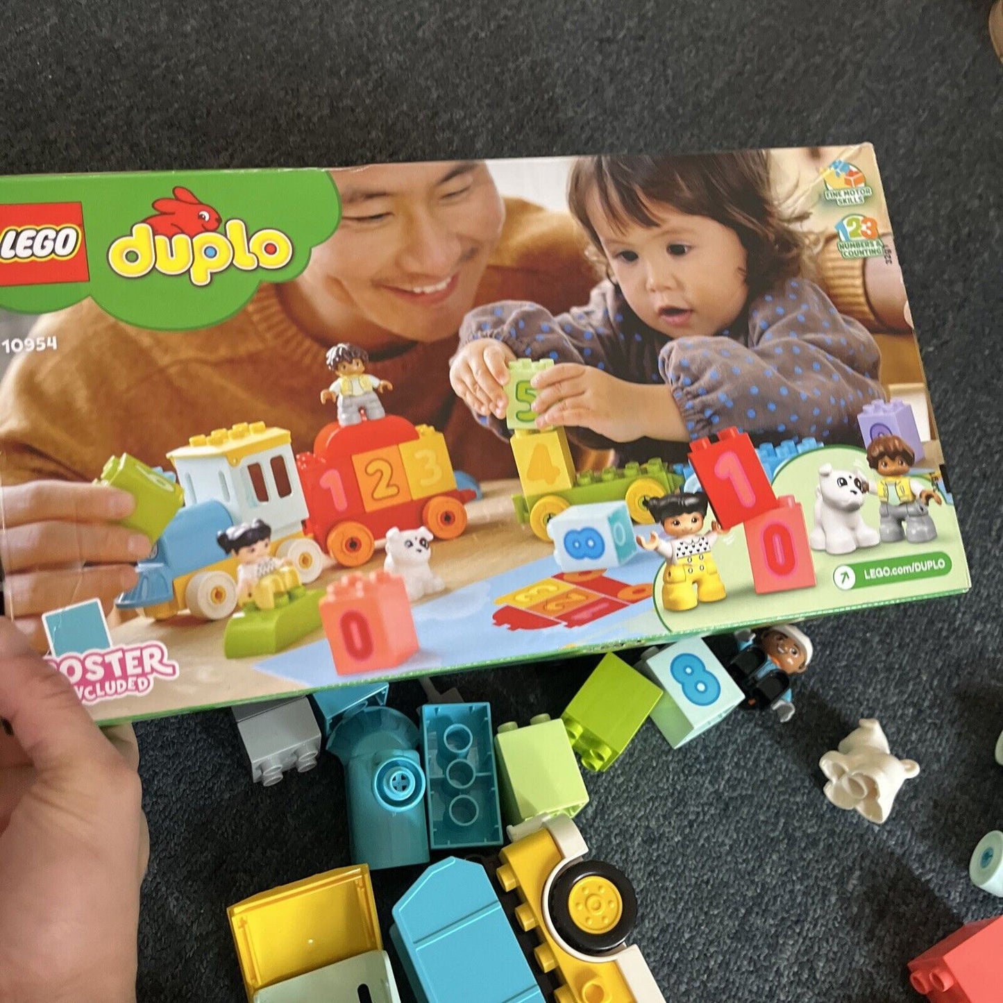 LEGO Duplo: Number Train - Learn To Count (10954) *Incomplete Uncounted*