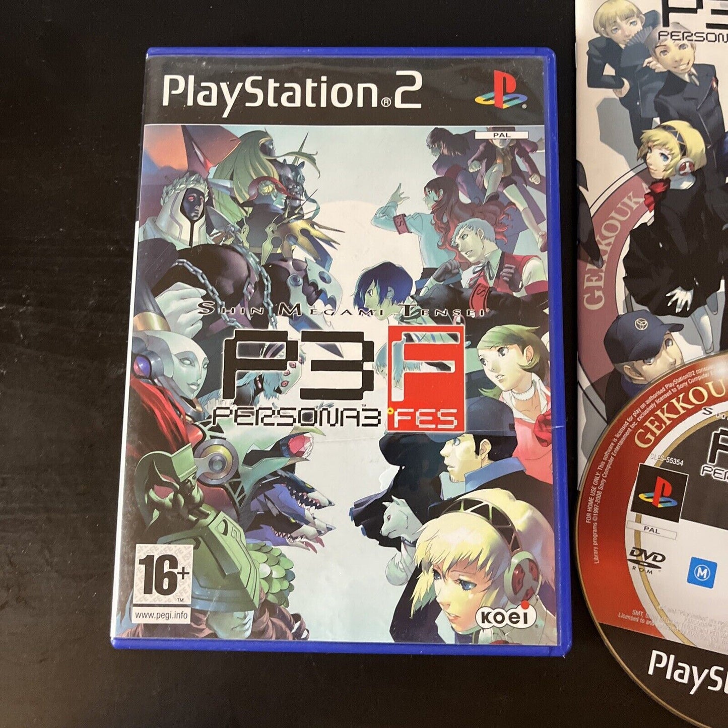 Persona 3 FES Sony Playstation 2 PS2 With Manual PAL