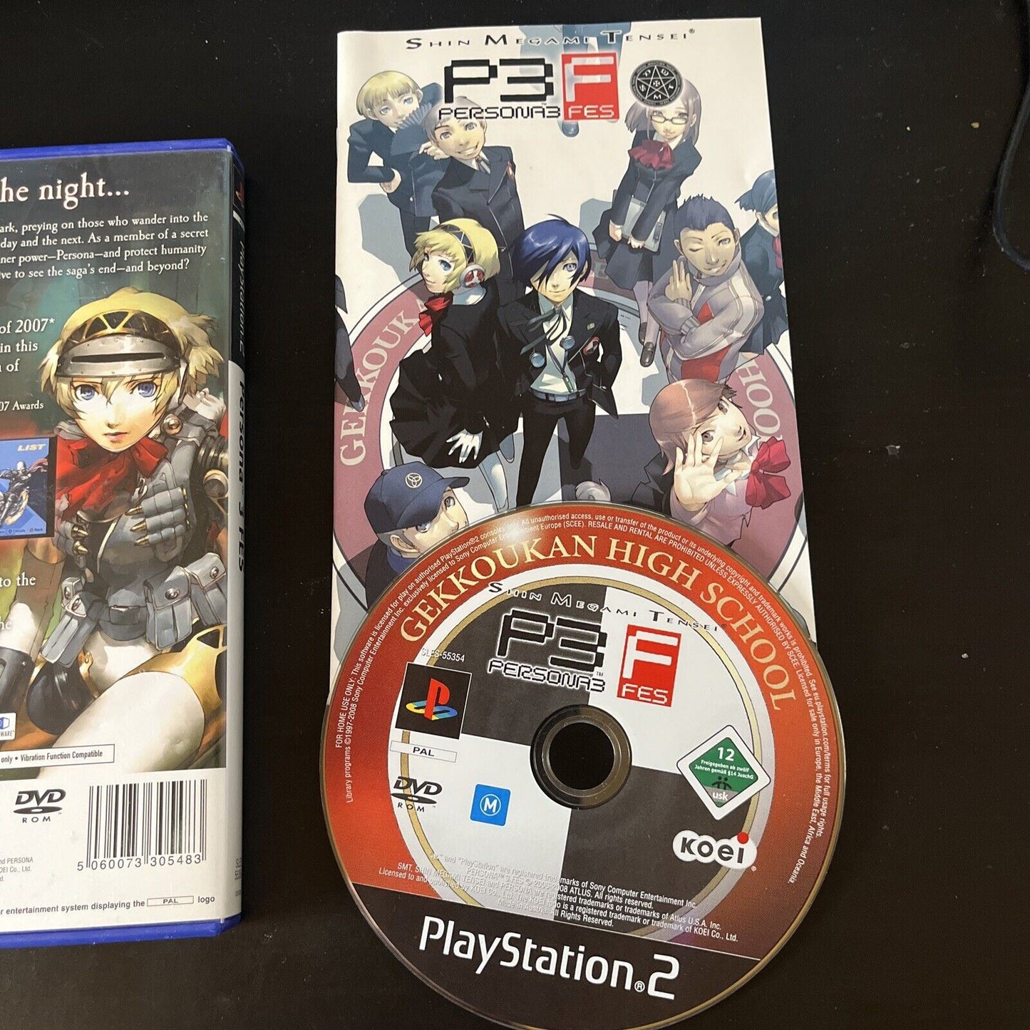 Persona 3 FES Sony Playstation 2 PS2 With Manual PAL