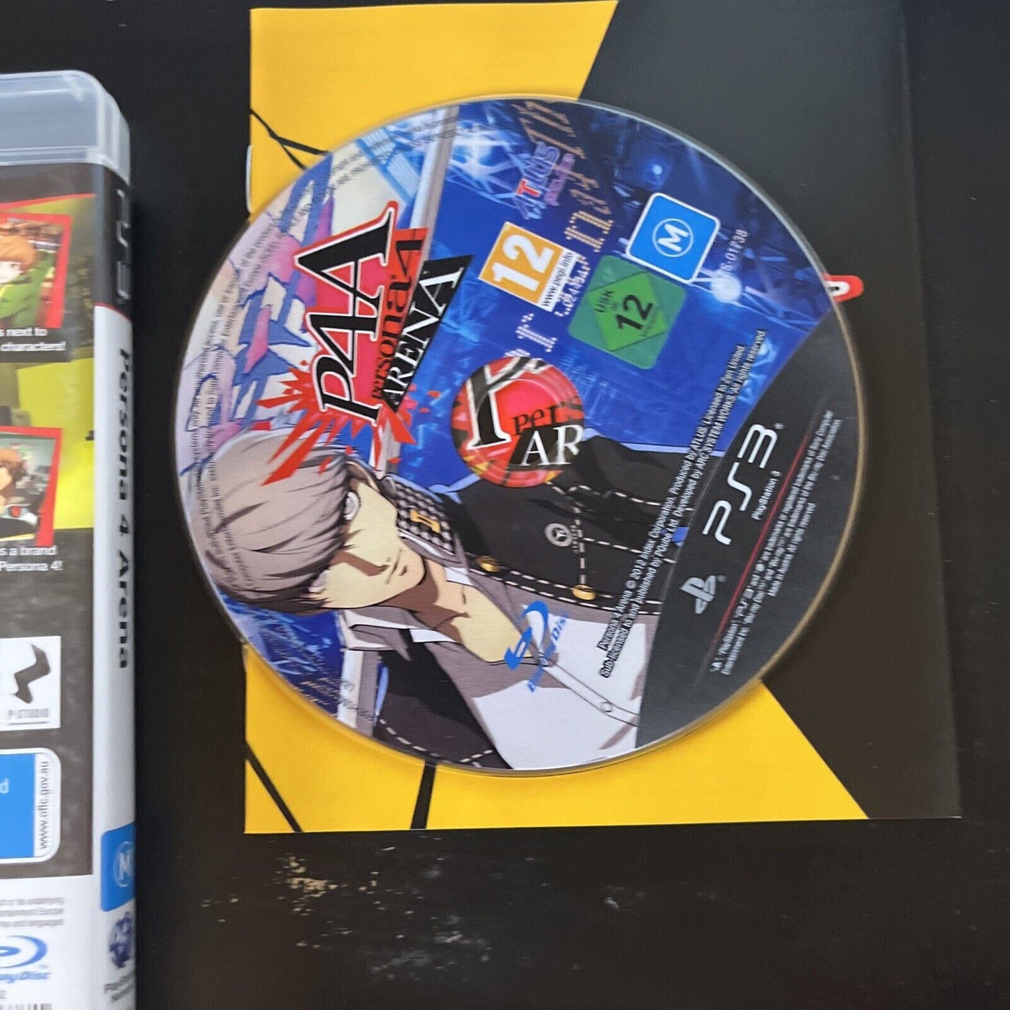 Persona 4 Arena P4A Sony Playstation 3 With Manual & CD Soundtrack