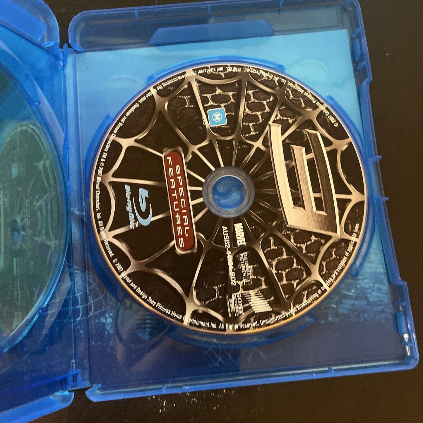 Spider-Man 3 (Blu-ray, 2007, 2-Disc) Tobey Maguire, Kirsten Dunst All Regions