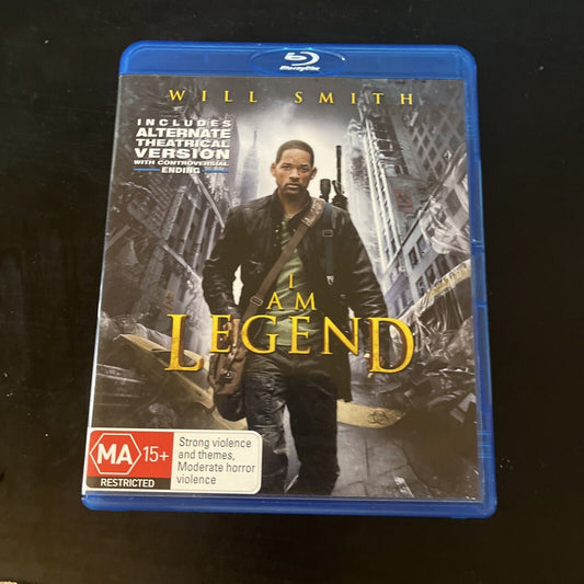 I Am Legend (Blu-ray, 2007) Will Smith Region B