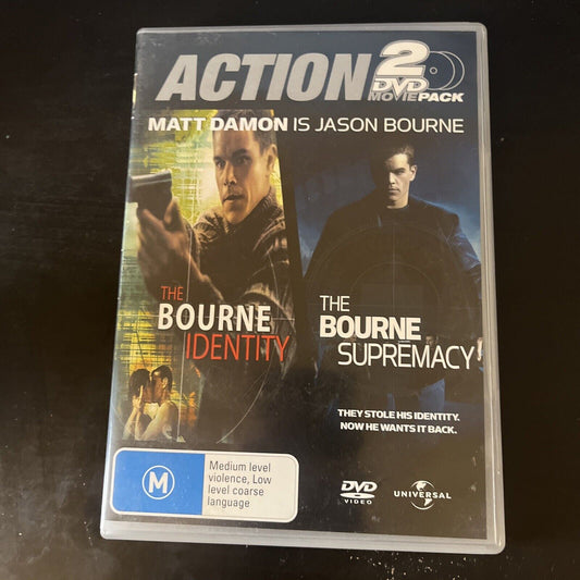 The Bourne Identity /The Bourne Supremacy (DVD, 2002) Region 4&2