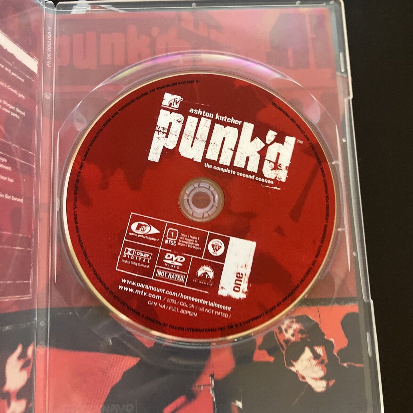 Ashton Kutcher : Punk'd Season 1 & 2 (DVD, 2003, 4-Disc) Region 4